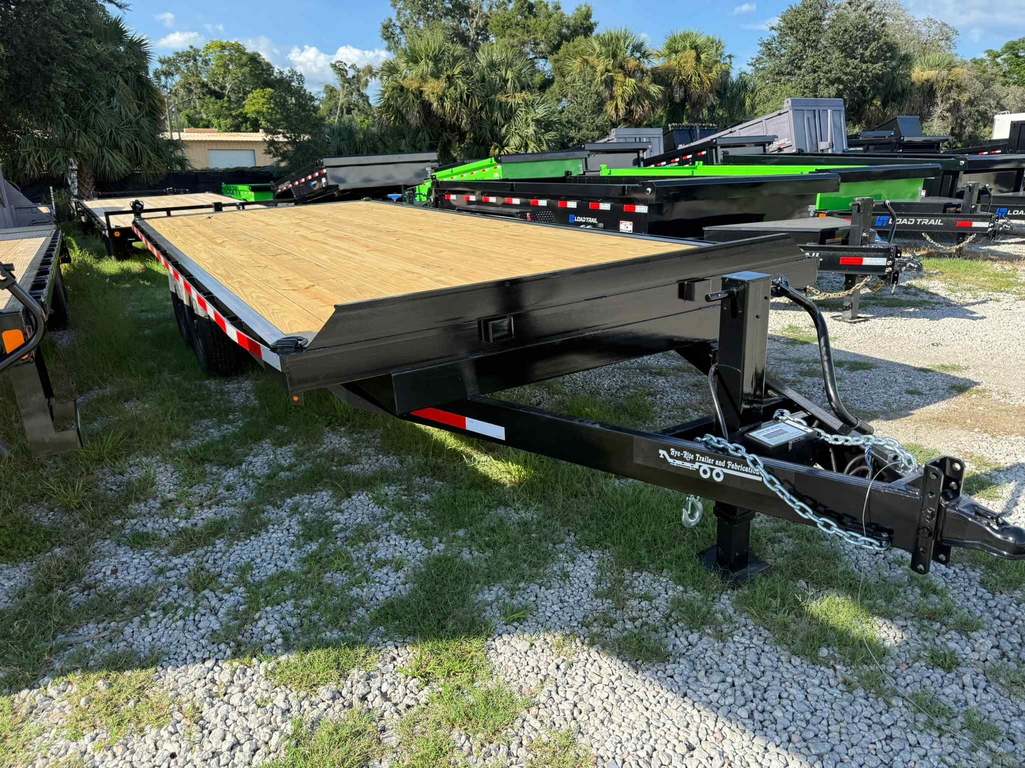 New 8.5×20 BYE RITE TRAILER Flatbed Trailer