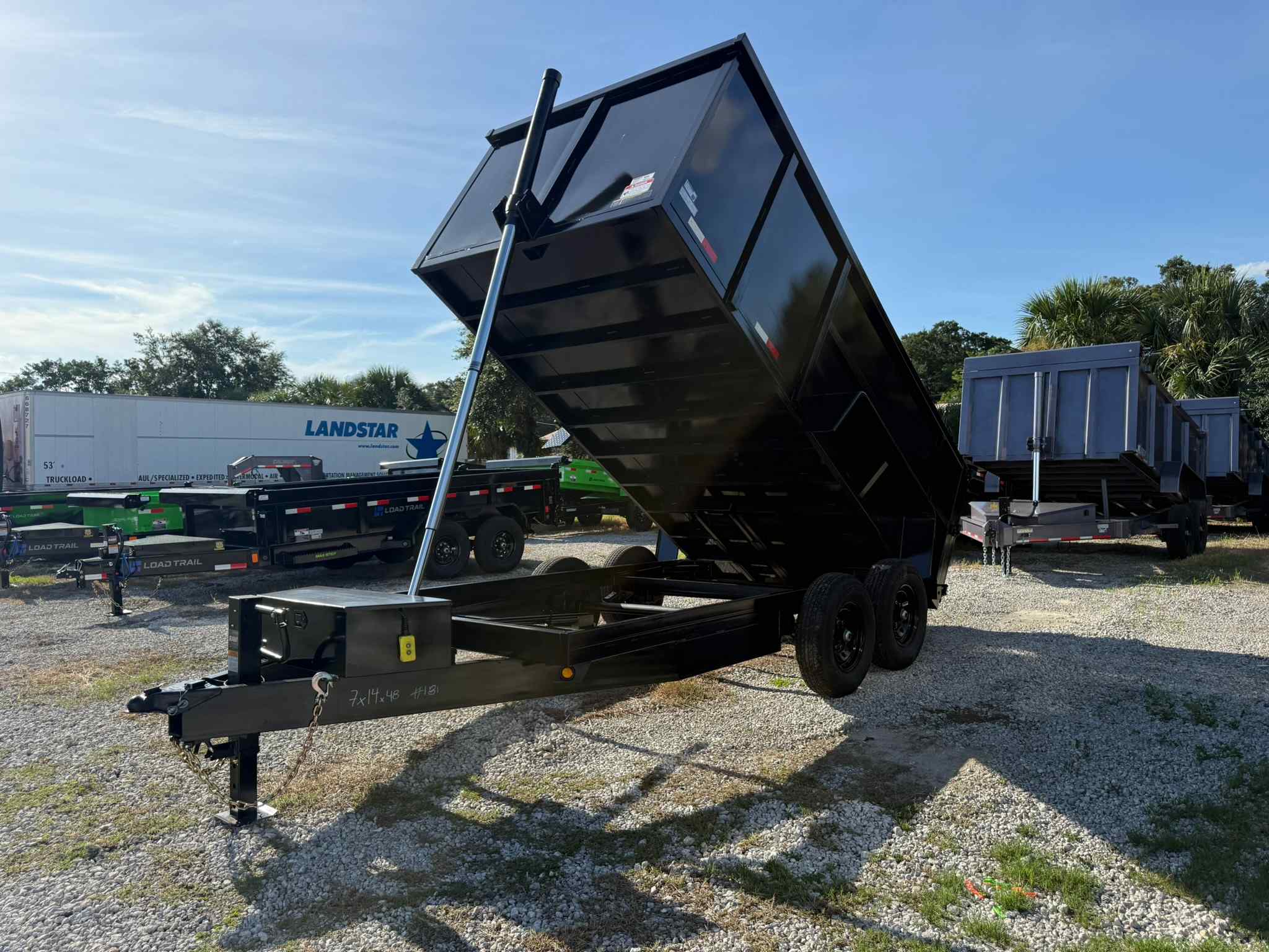 New 7×14 TAYLOR TRAILERS Dump Trailer