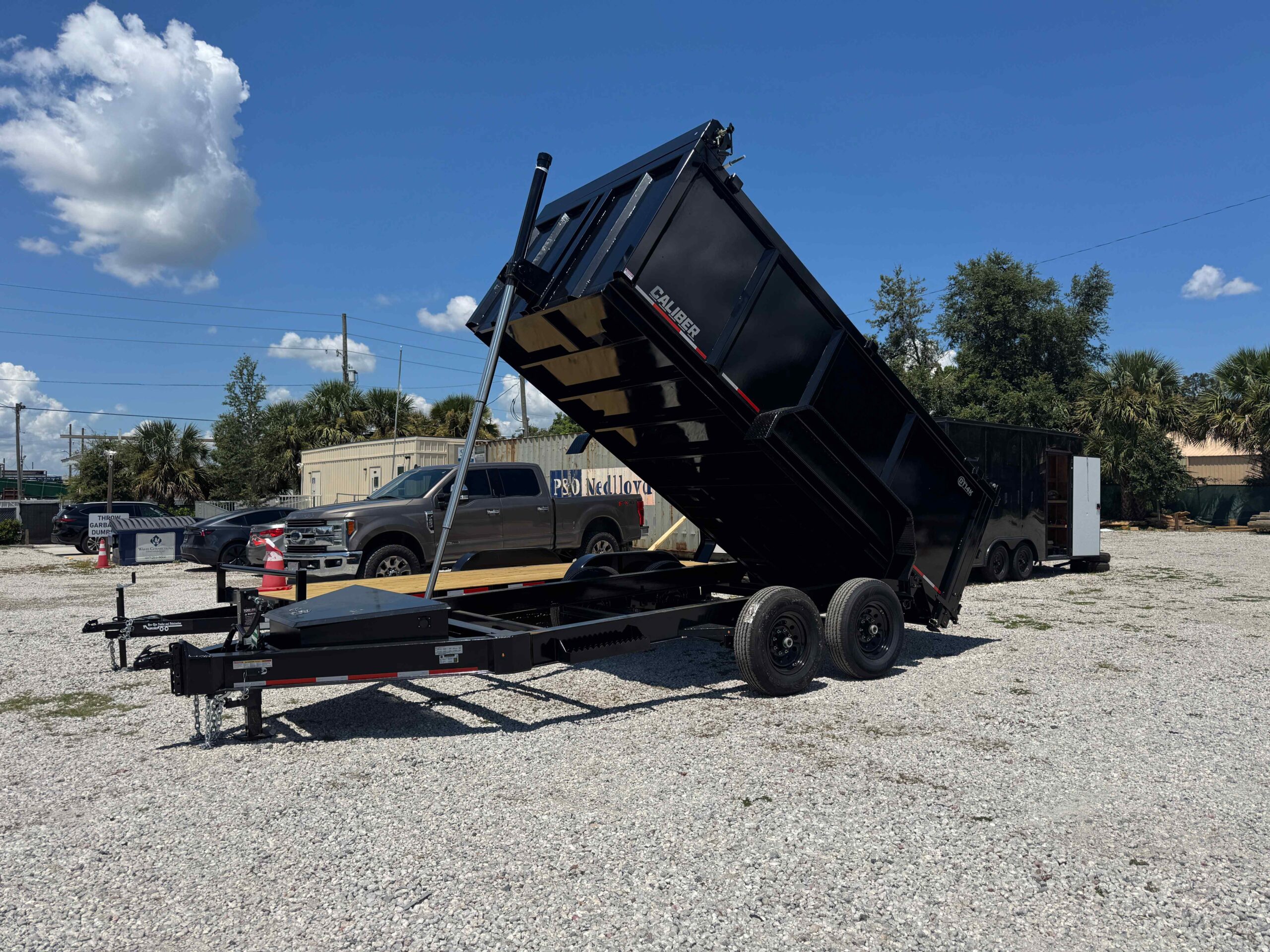 New 7×14 CALIBER Dump Trailer