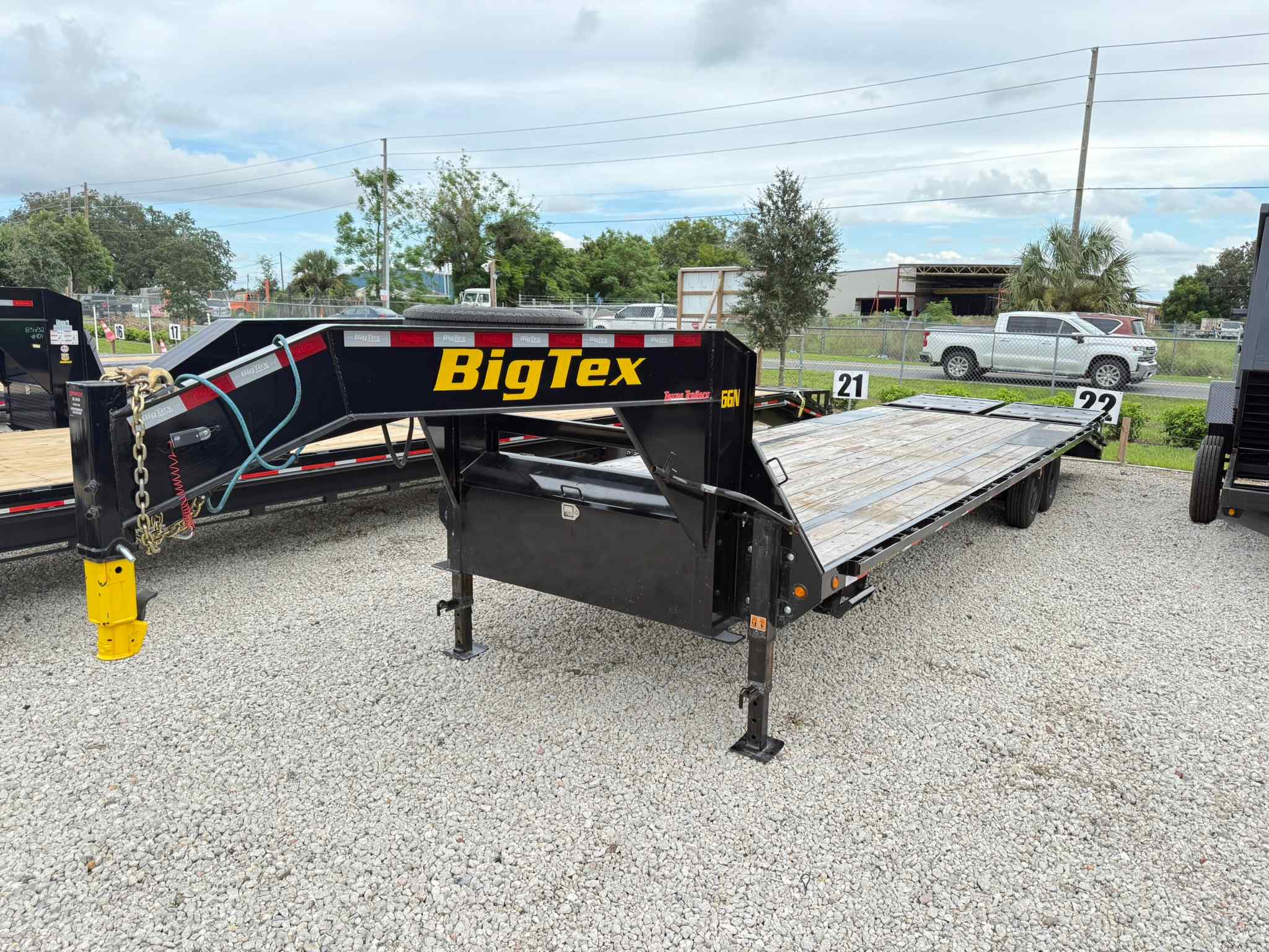 Used 8.5×30 BIG TEX Flatbed Trailer