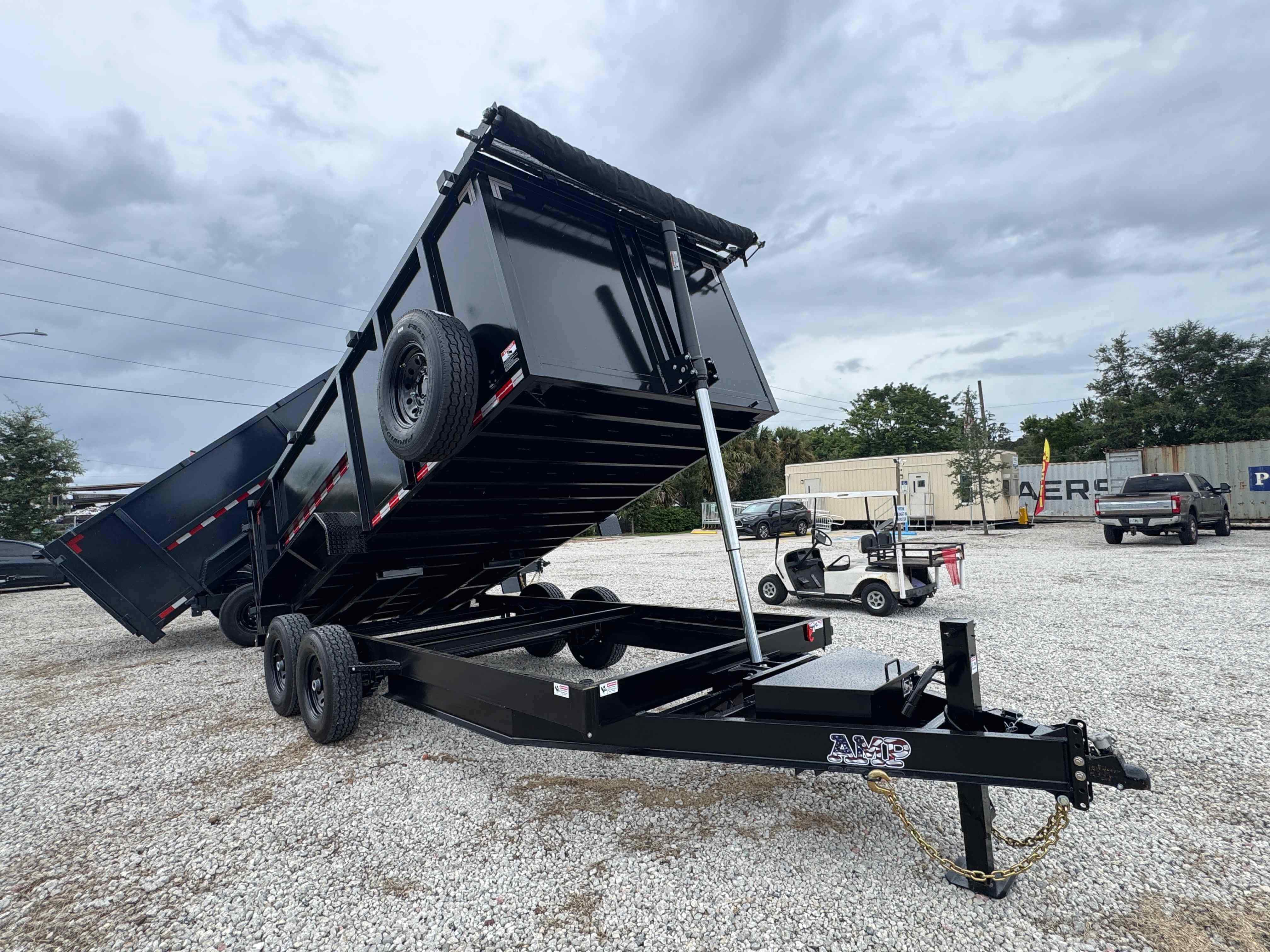 New 7×16 HaulNation Trailers Dump Trailer