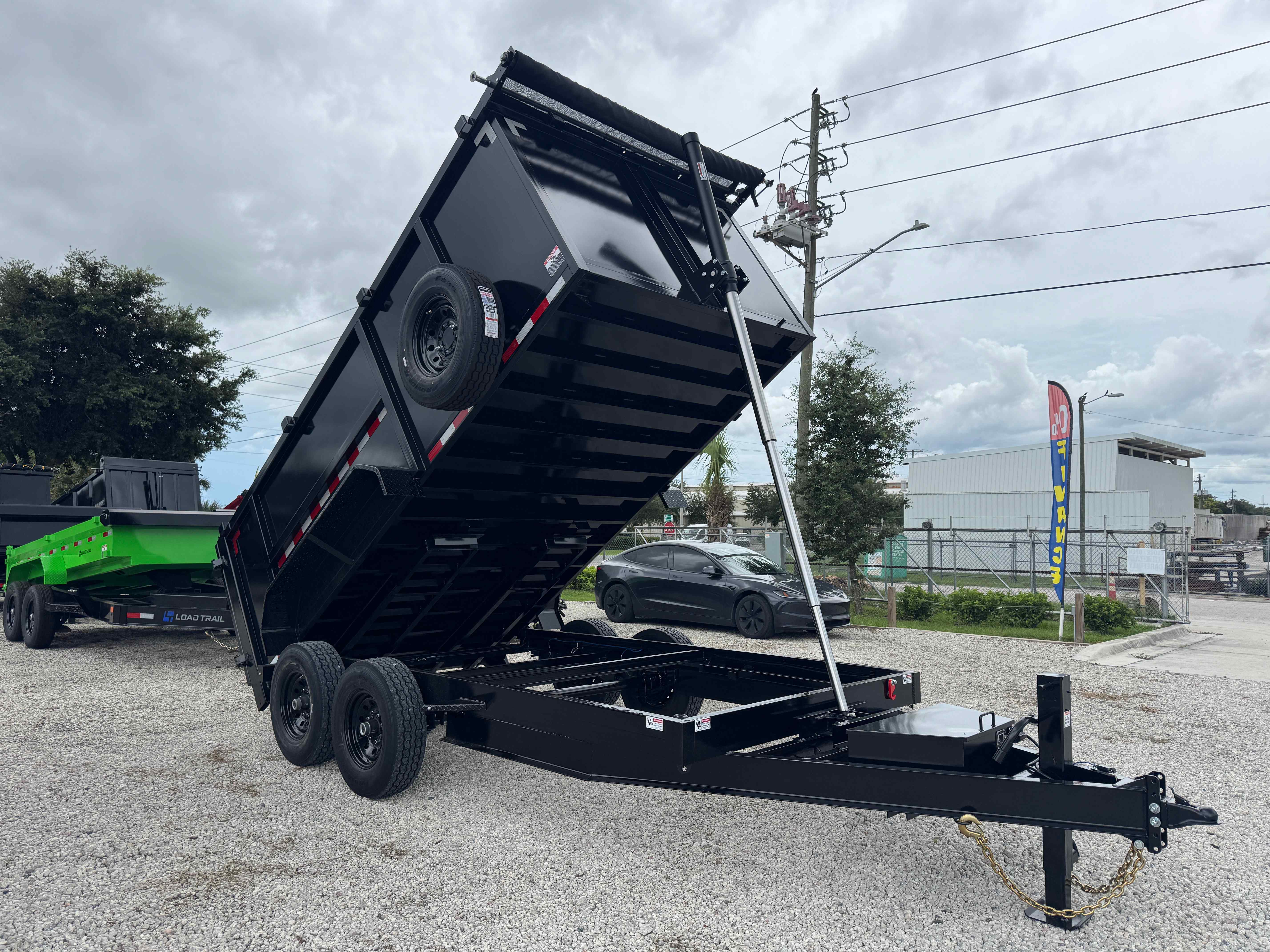 New 7×14 HaulNation Trailers Dump Trailer