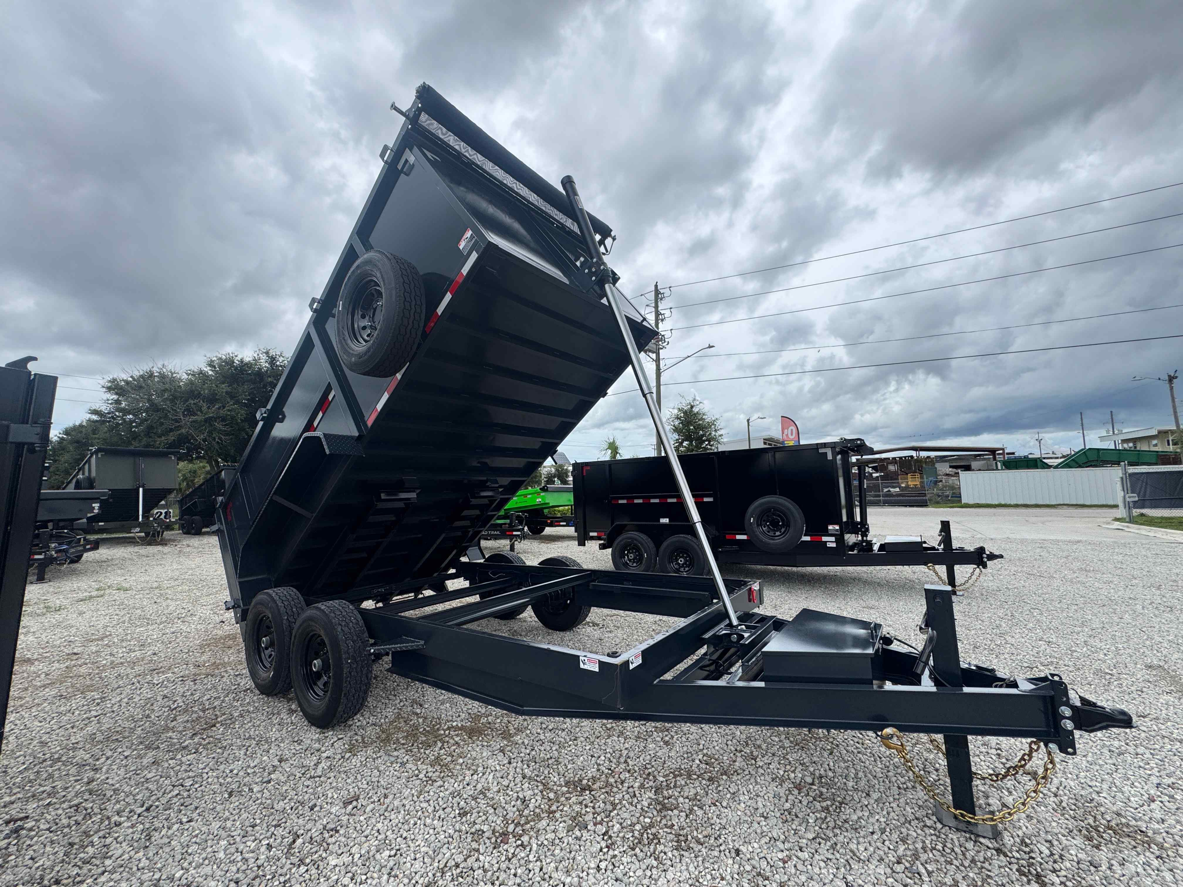 New 7×14 HaulNation Trailers Dump Trailer