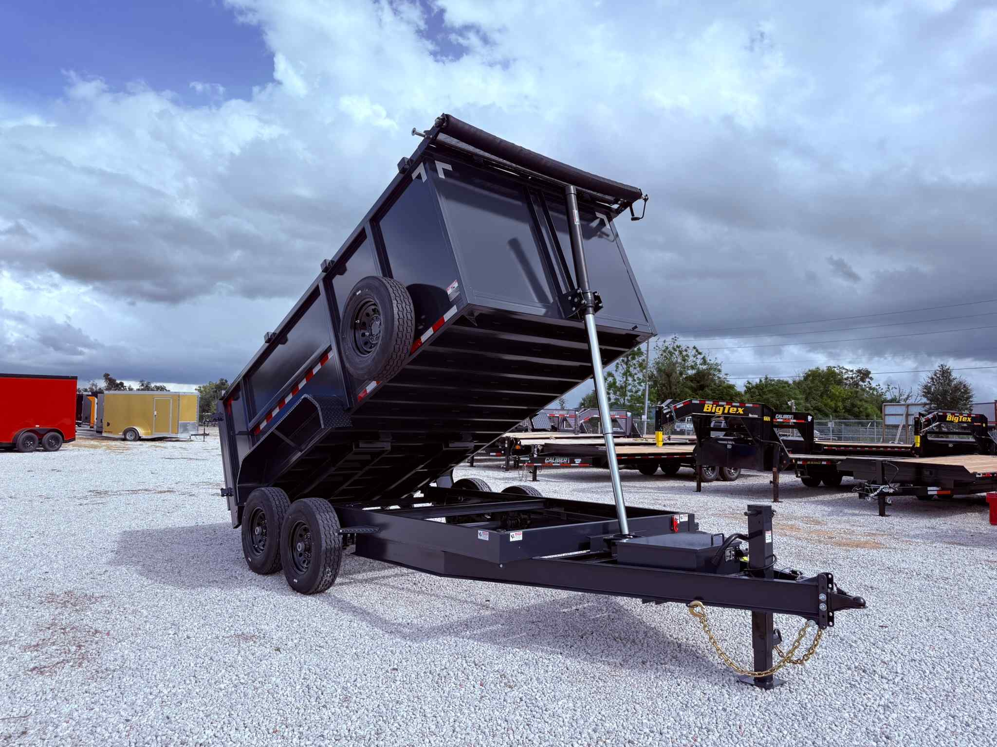 New 7×14 HaulNation Trailers Dump Trailer