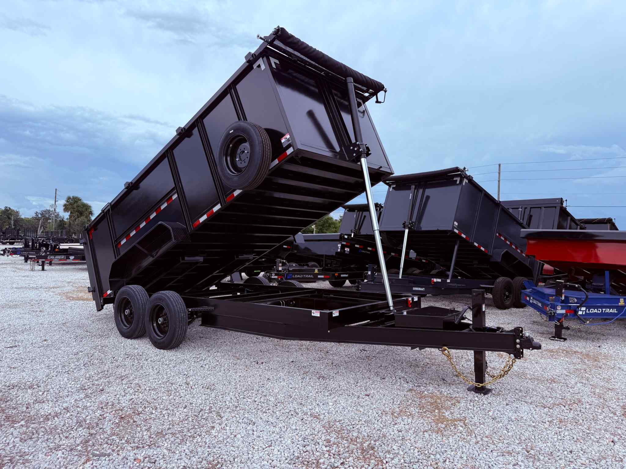 New 7×16 HaulNation Trailers Dump Trailer