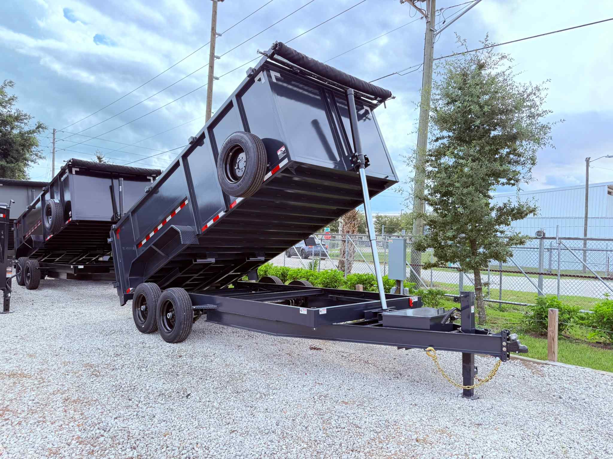 New 7×16 HaulNation Trailers Dump Trailer