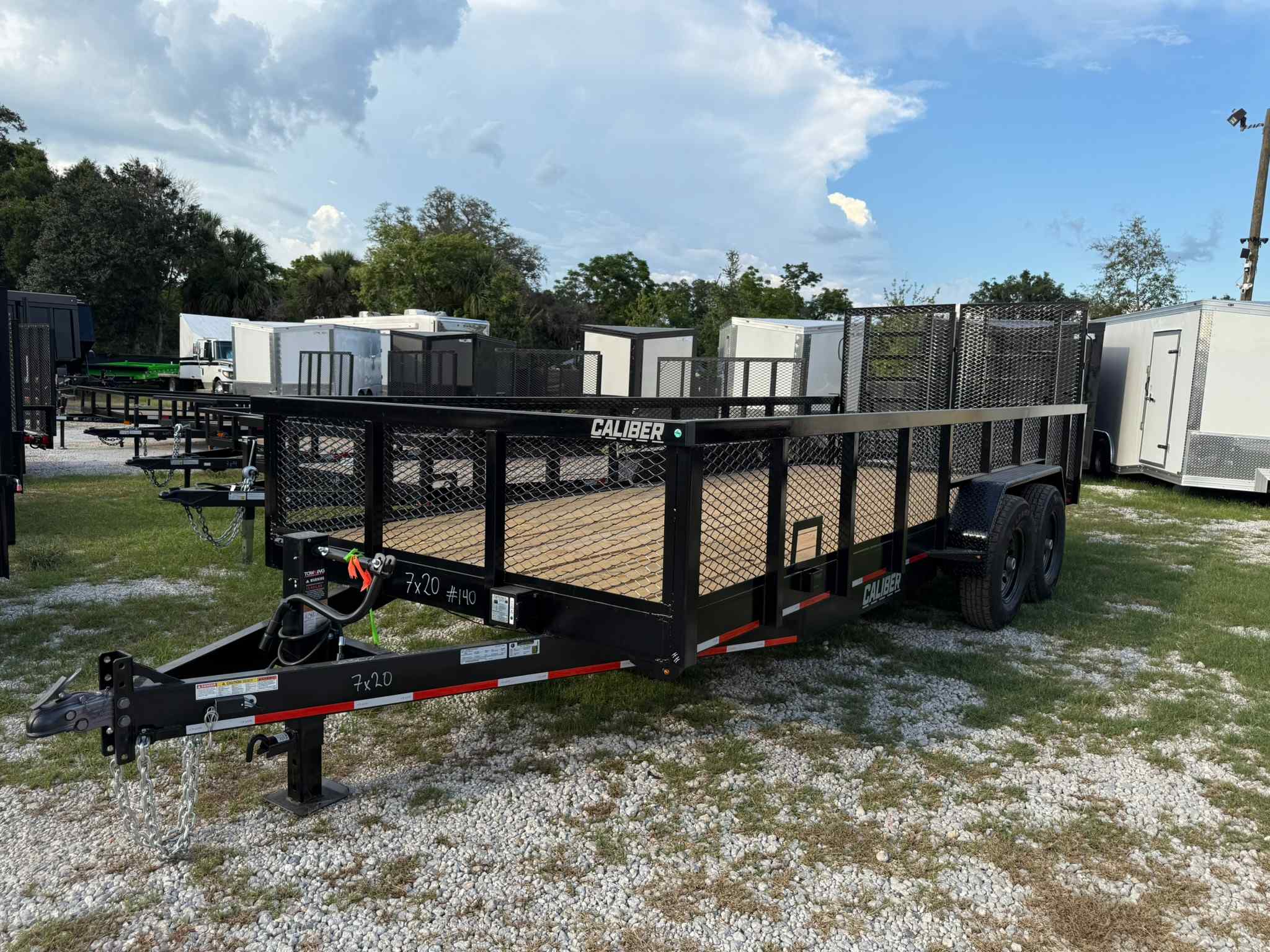 New 7×20 CALIBER Equipment Trailer