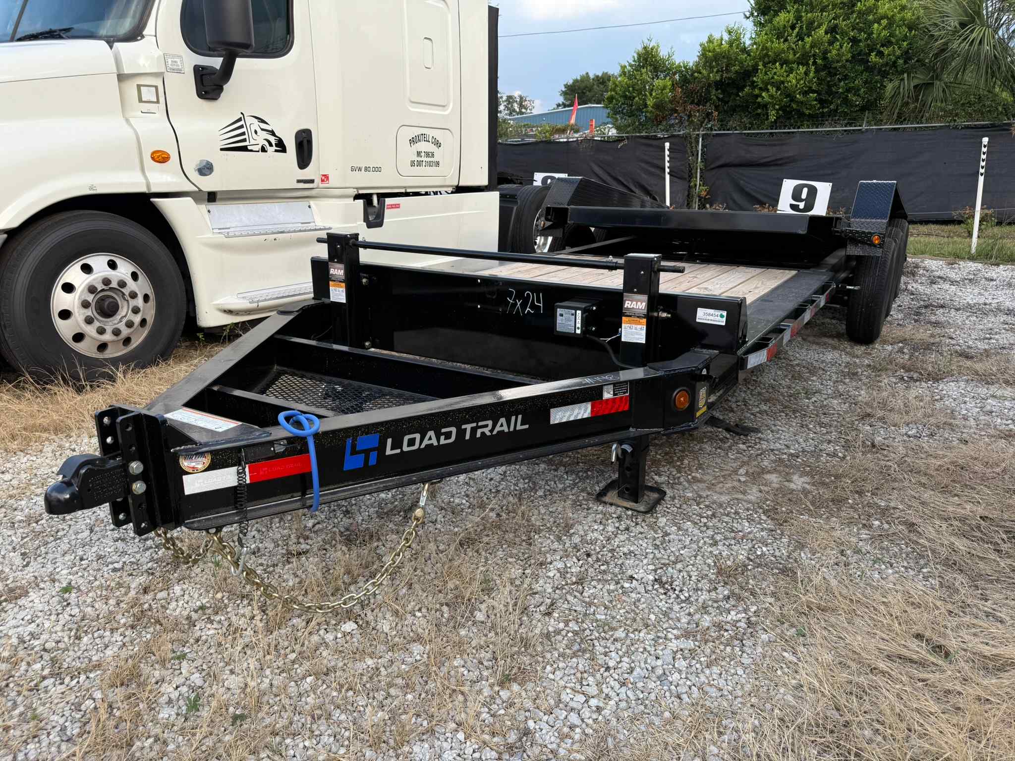 New 7×24 LOAD TRAIL Tilt Trailer
