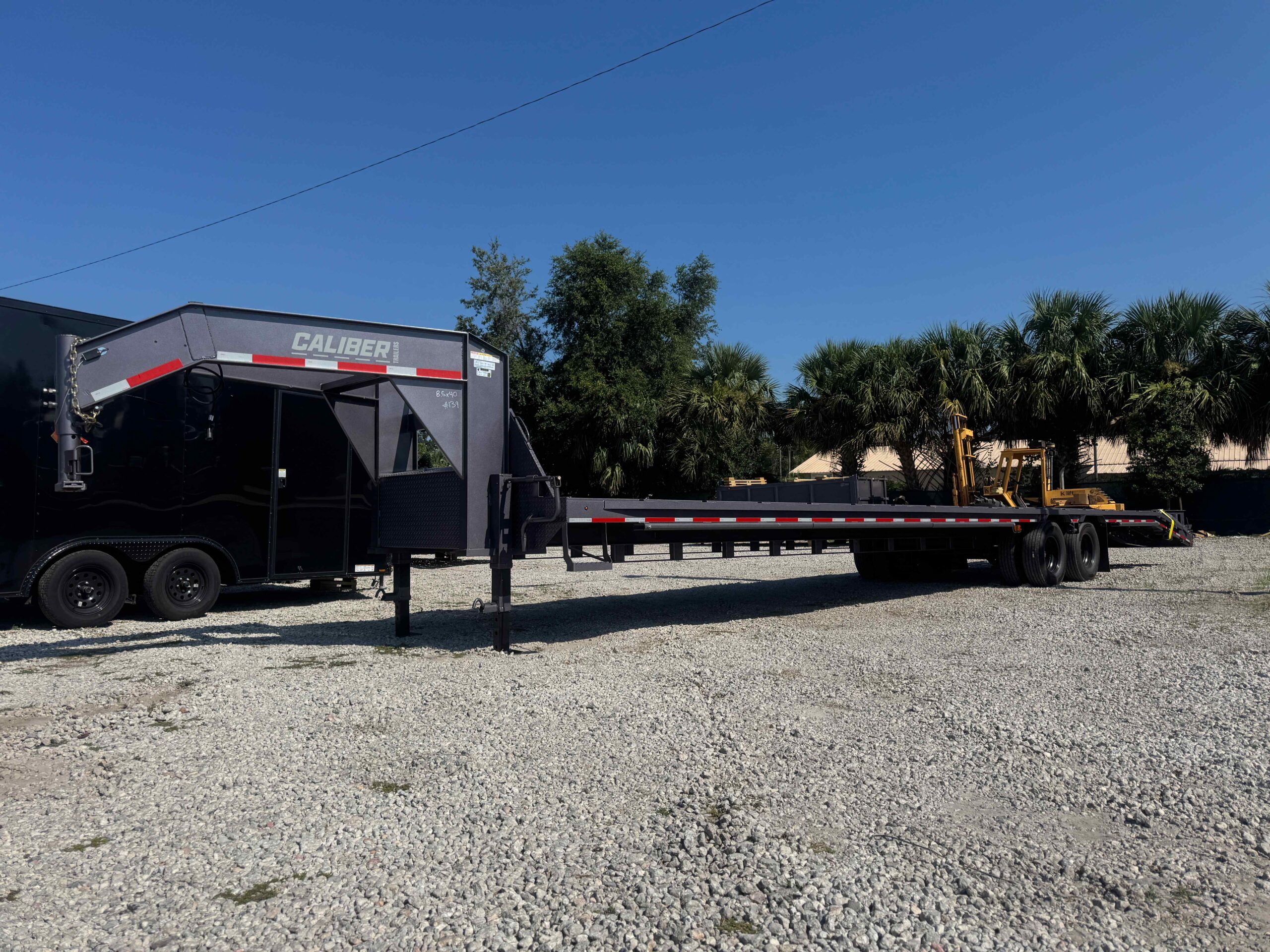 New 8.5×40 CALIBER Flatbed Trailer