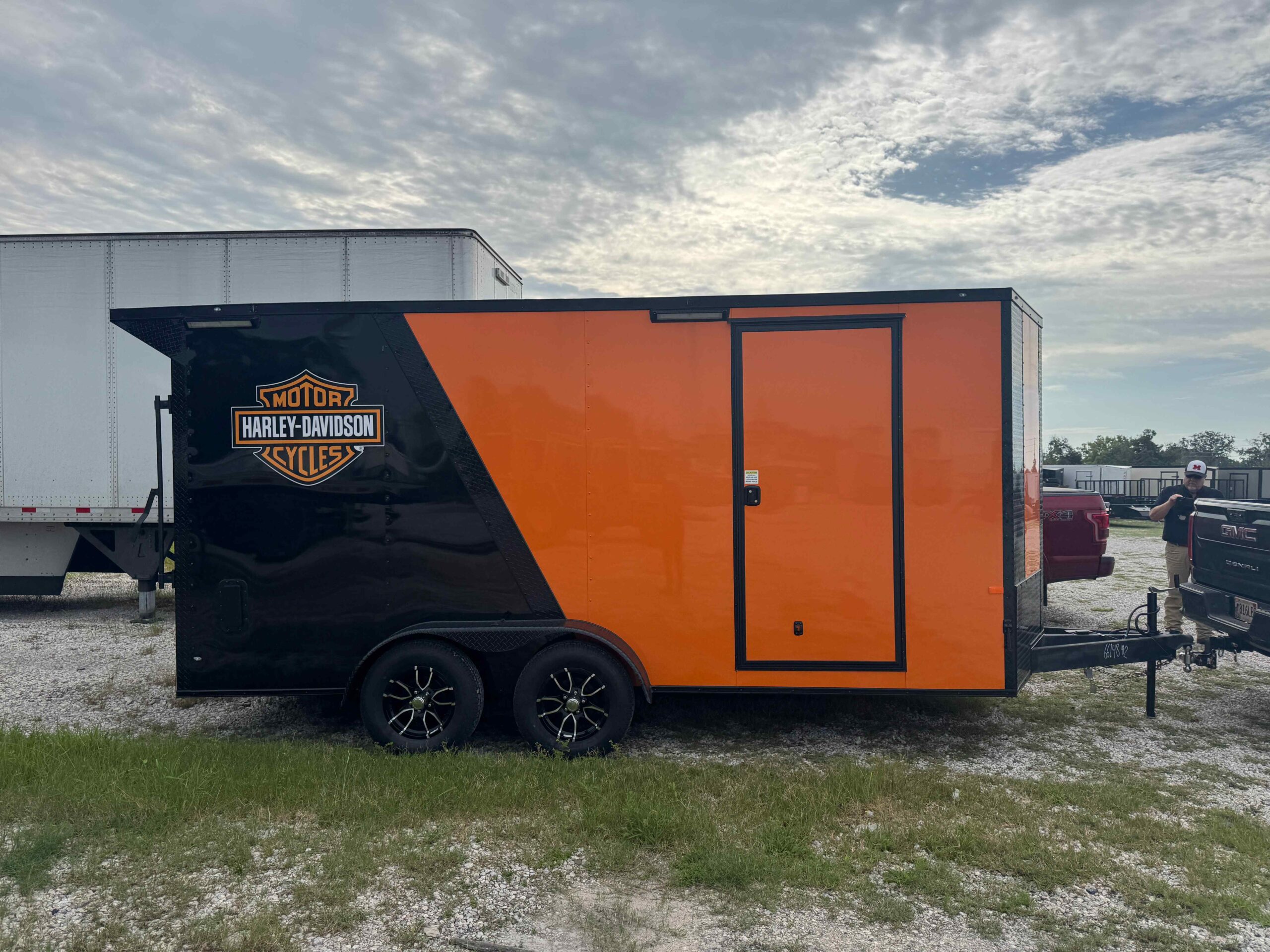 New 7×16 ROCK SOLID Enclosed Trailer