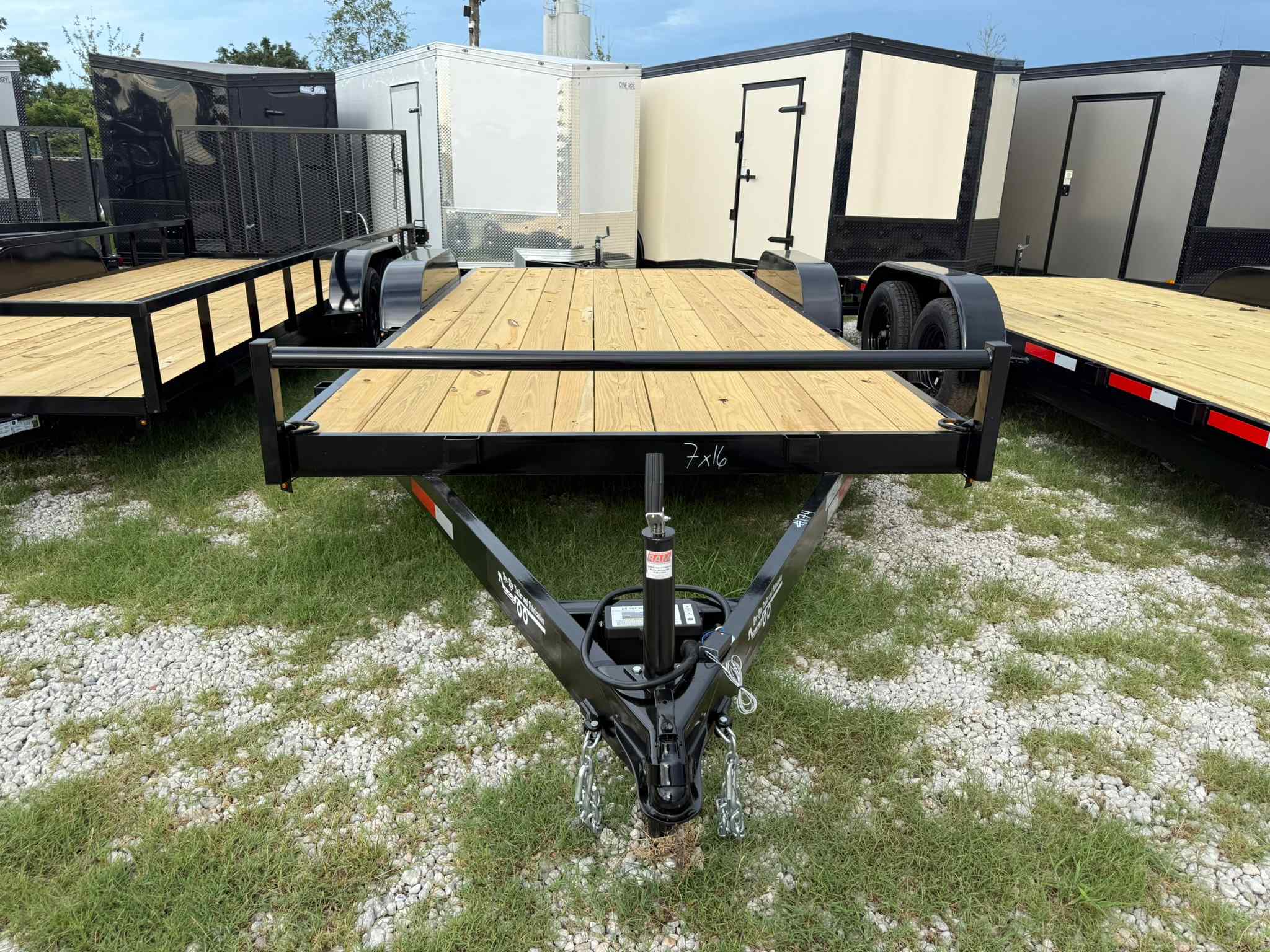 New 7×18 BYE RITE TRAILER Car Trailer