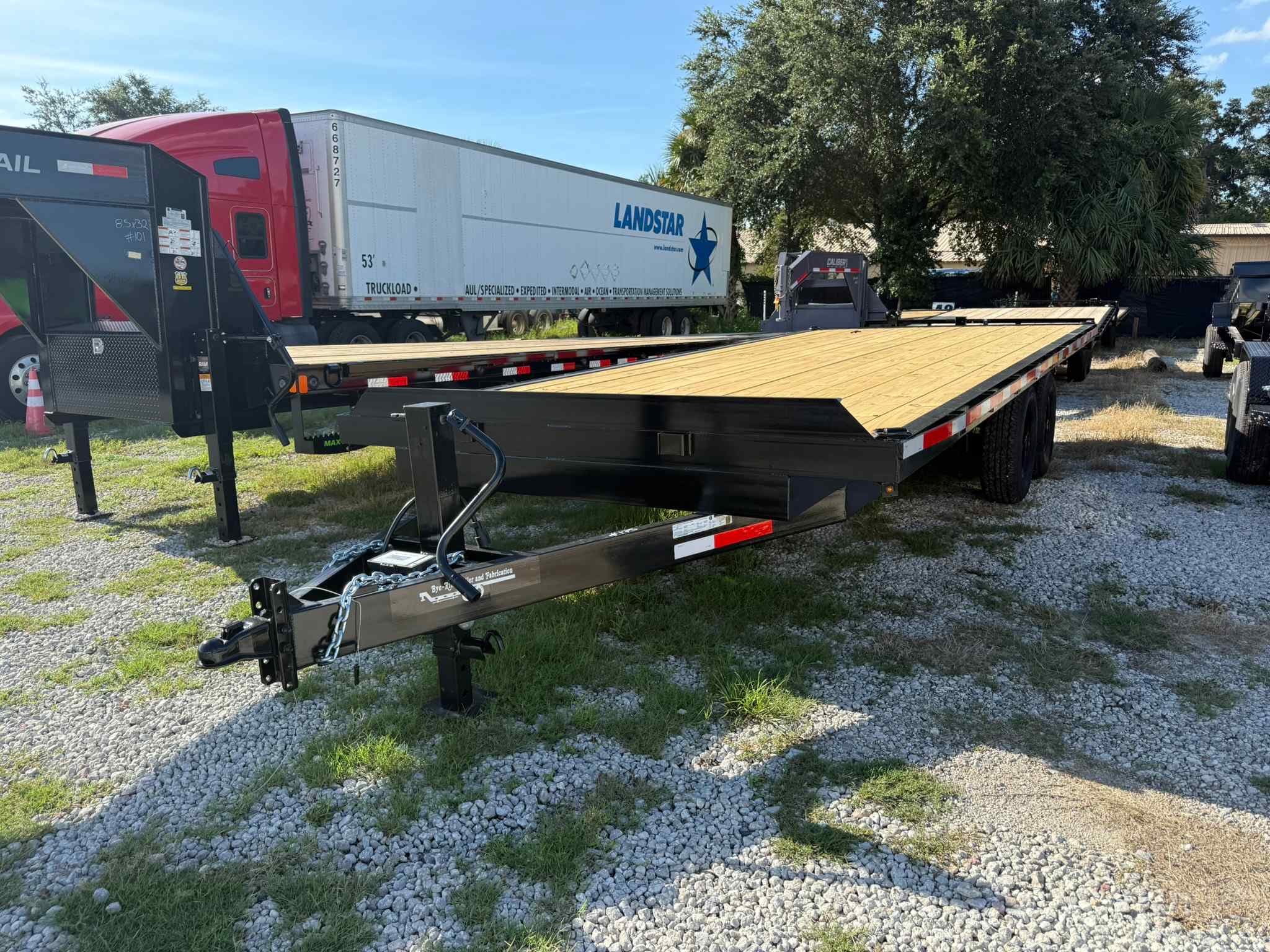 New 8.5×20 BYE RITE TRAILER Flatbed Trailer