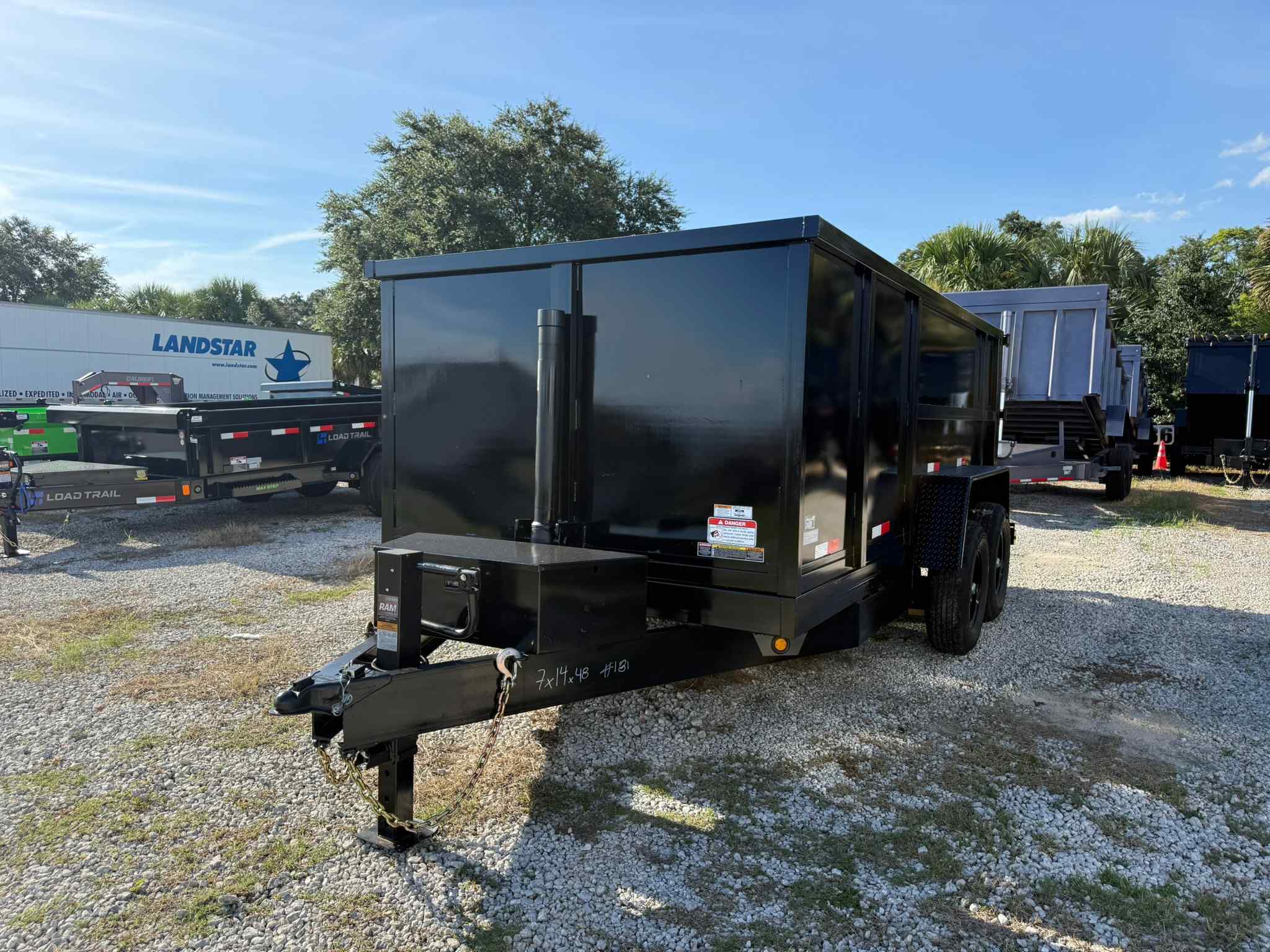 New 7×14 TAYLOR TRAILERS Dump Trailer