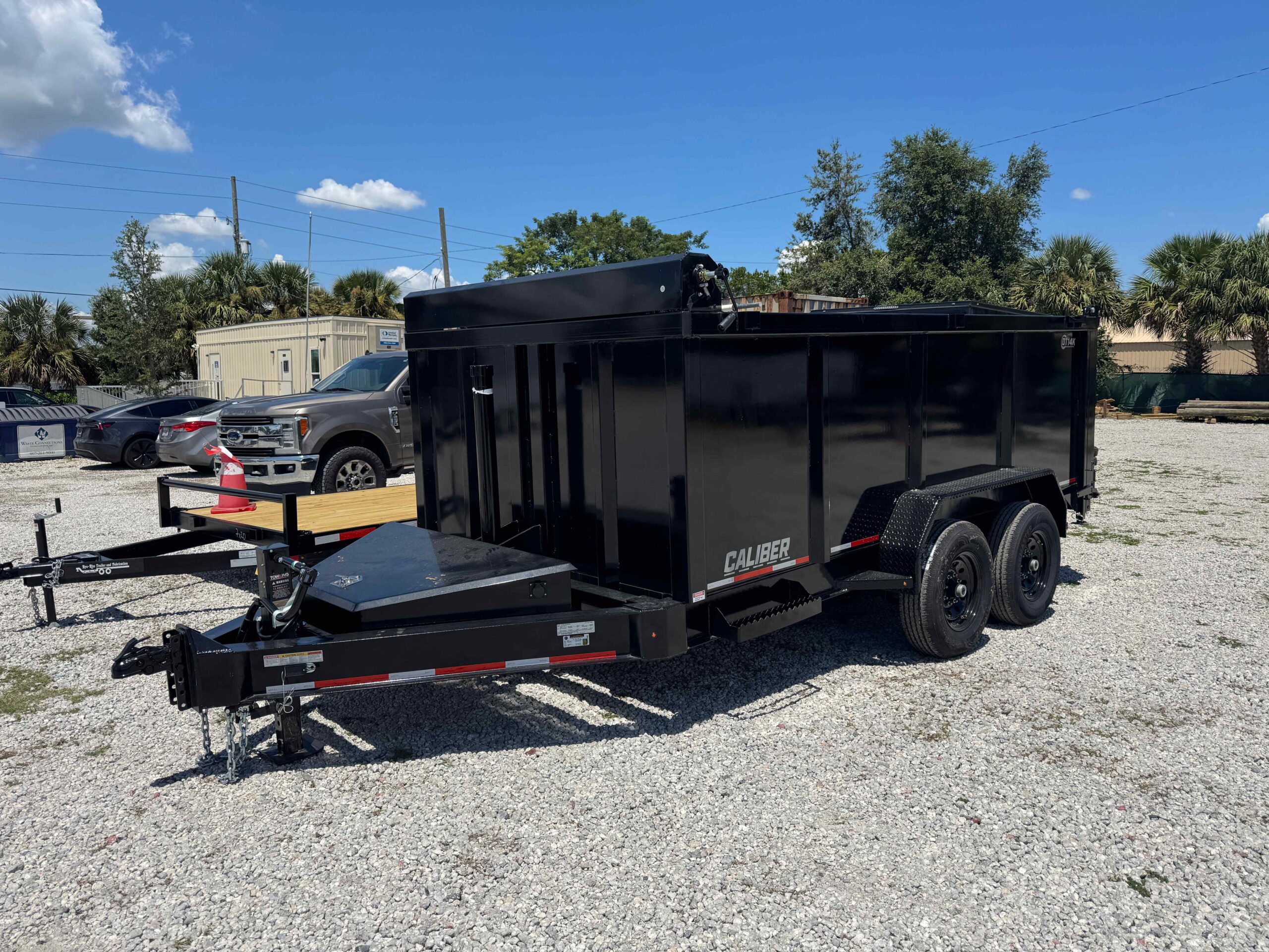 New 7×14 CALIBER Dump Trailer