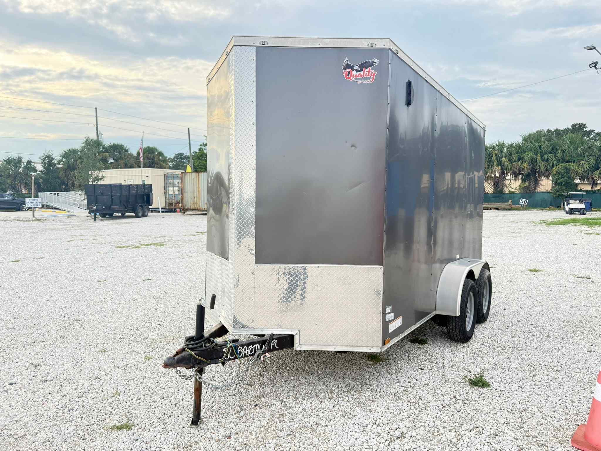 Used 6×12 QUALITY CARGO Enclosed Trailer