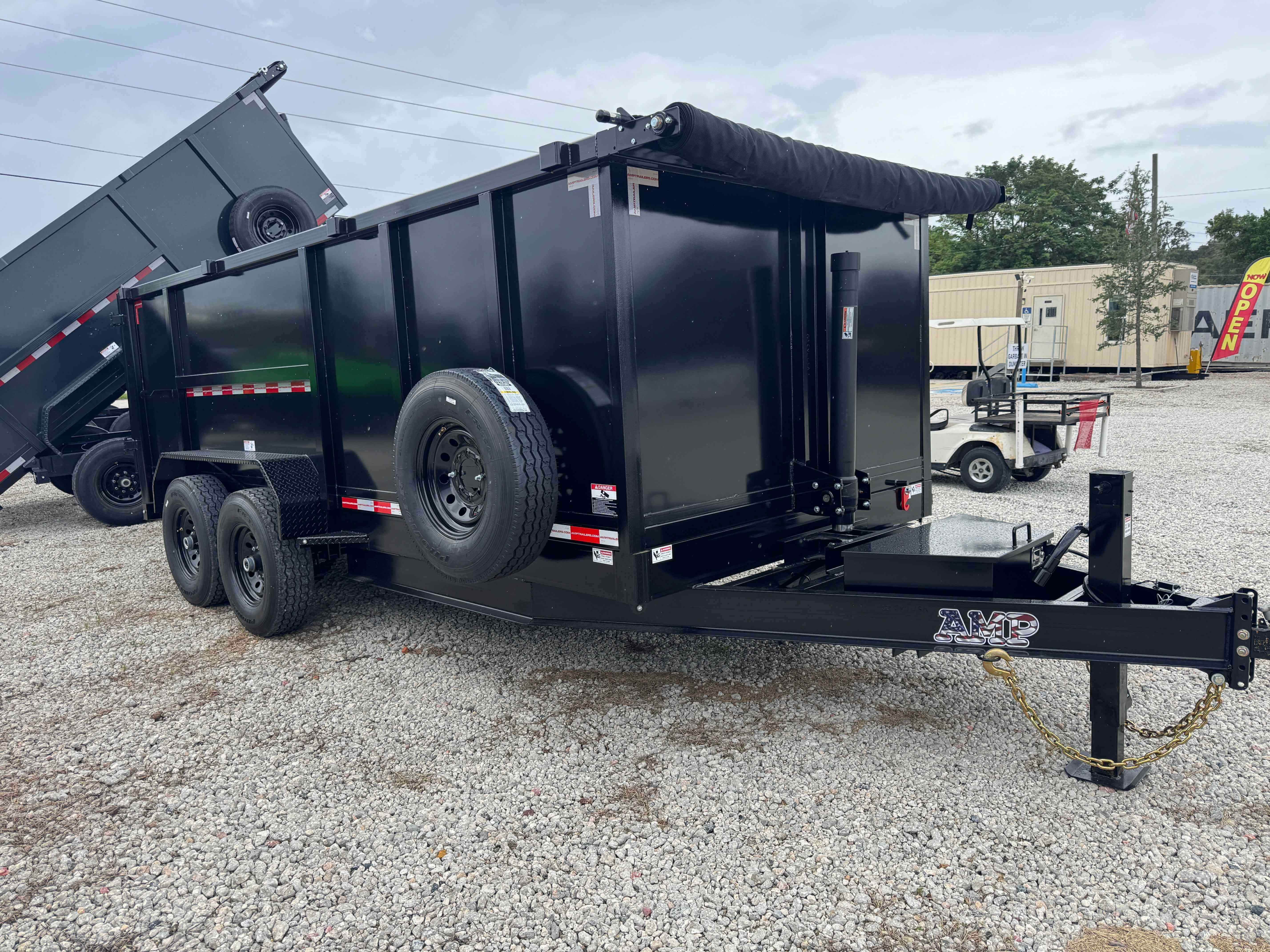 New 7×16 HaulNation Trailers Dump Trailer