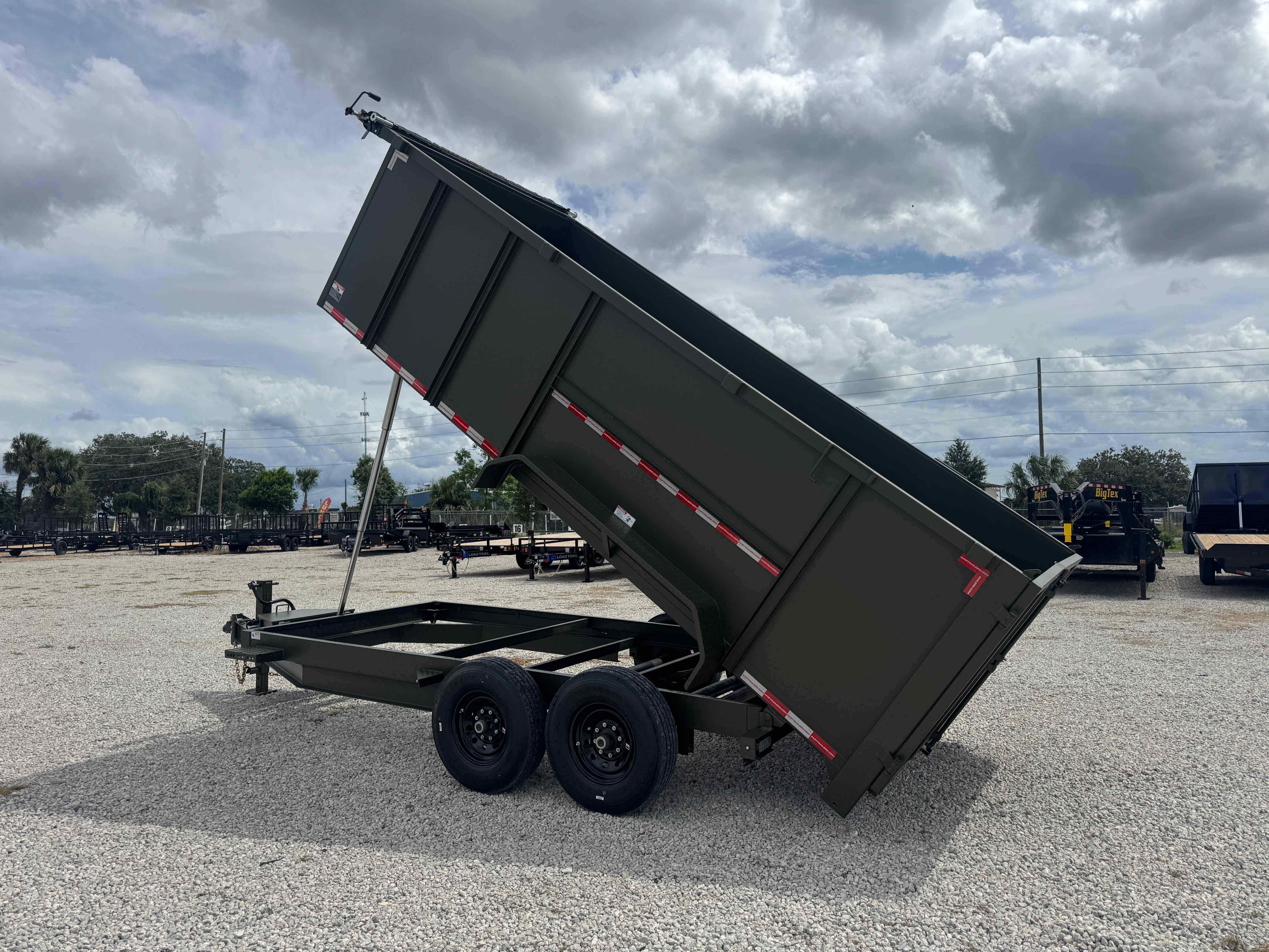 New 7×16 HaulNation Trailers Dump Trailer