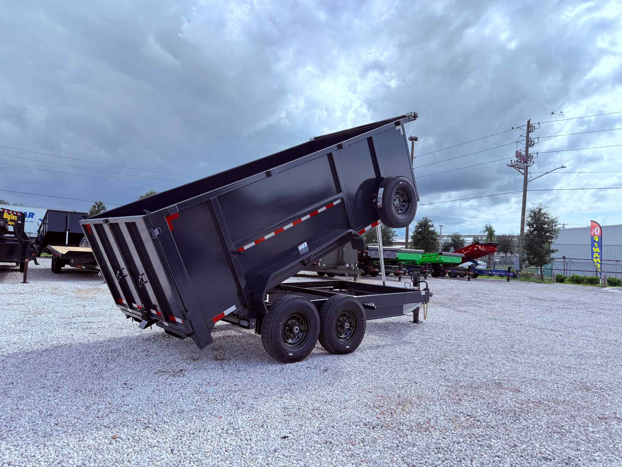 New 7×14 HaulNation Trailers Dump Trailer