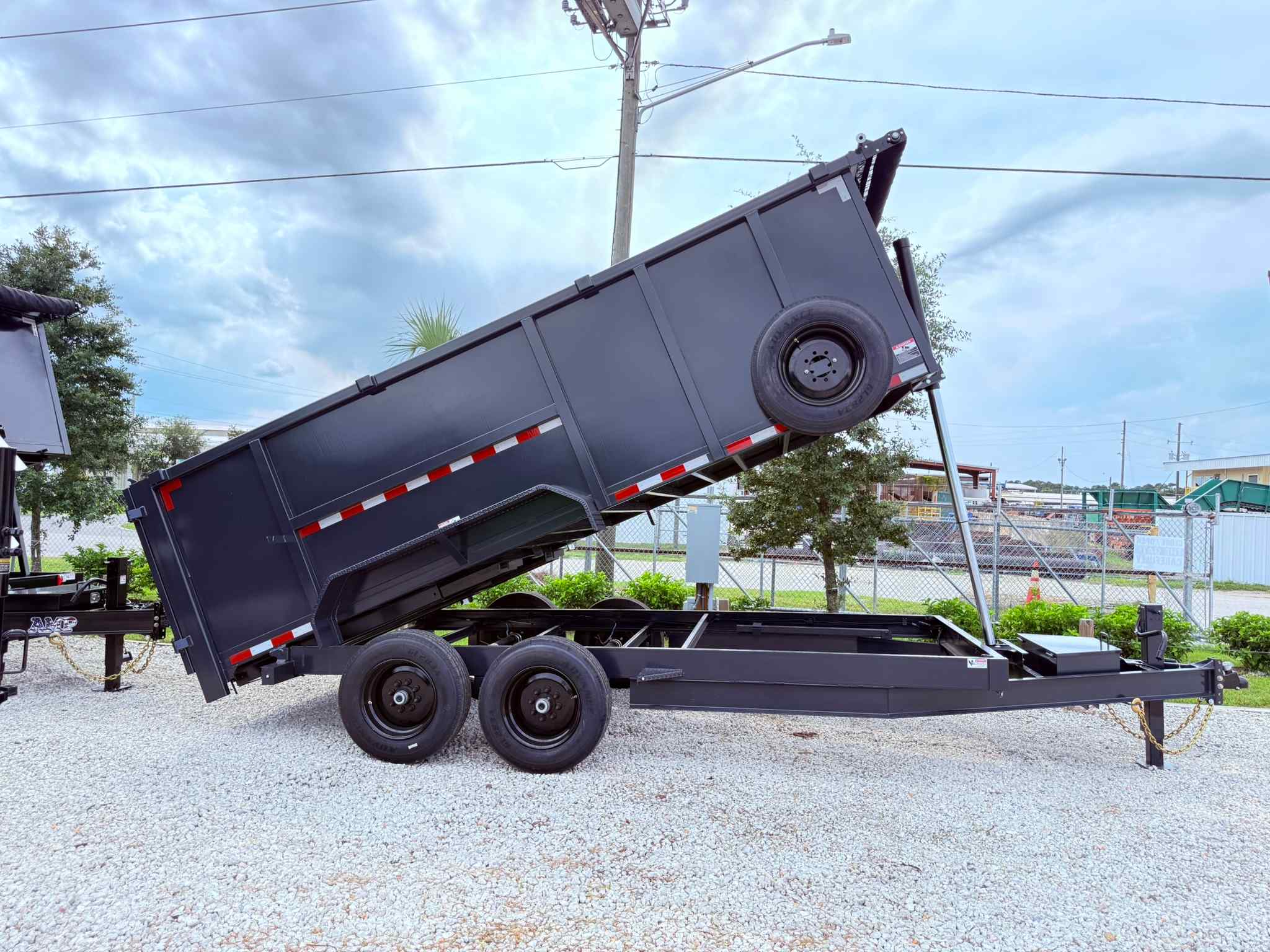 New 7×16 HaulNation Trailers Dump Trailer