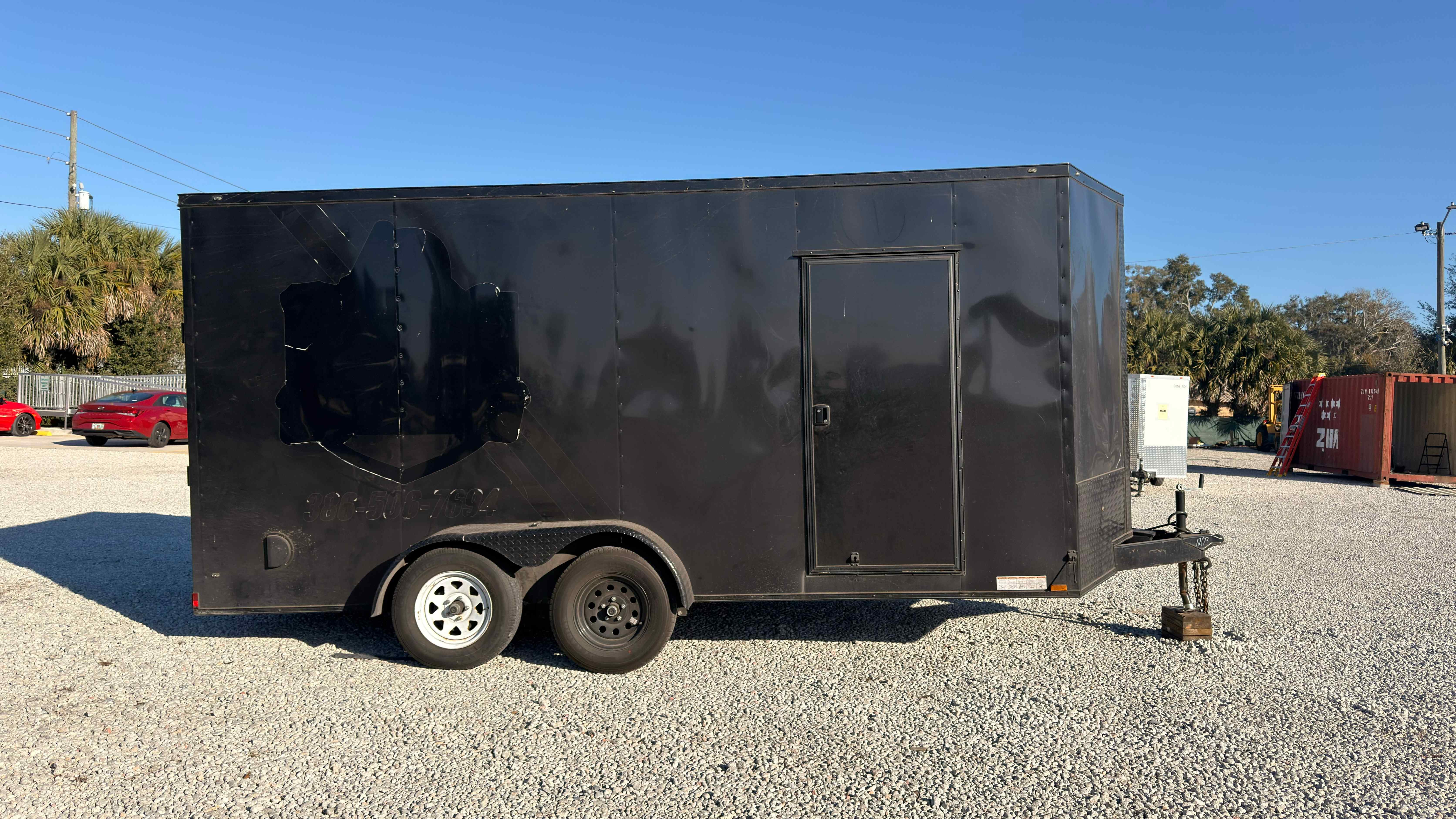 Used 7×16 GIDDY UP Enclosed Trailer