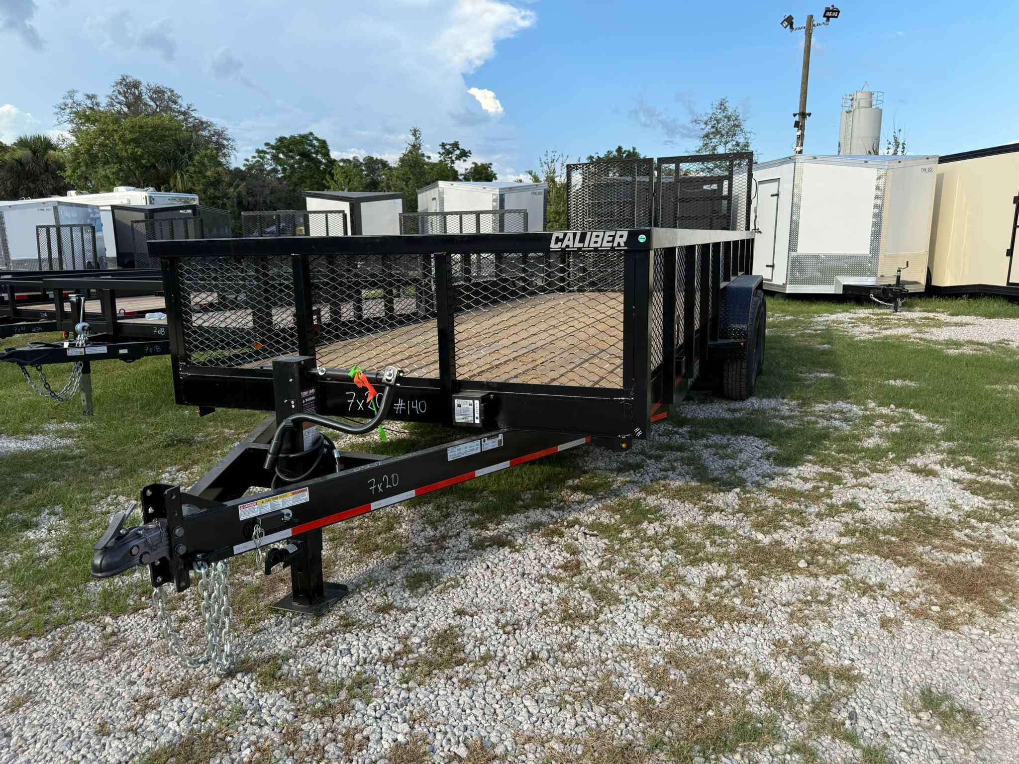New 7×20 CALIBER Equipment Trailer