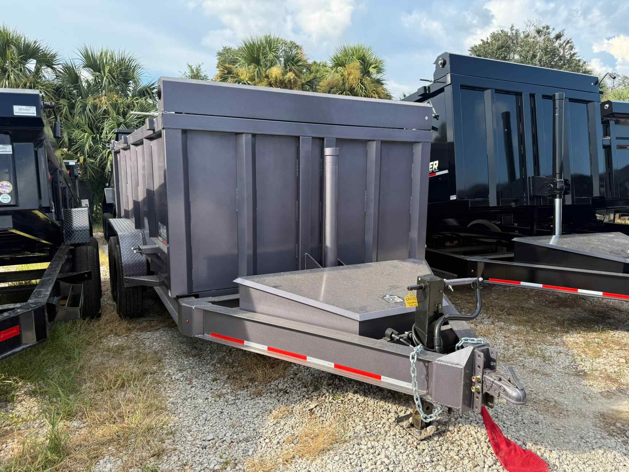 New 7×14 CALIBER Dump Trailer