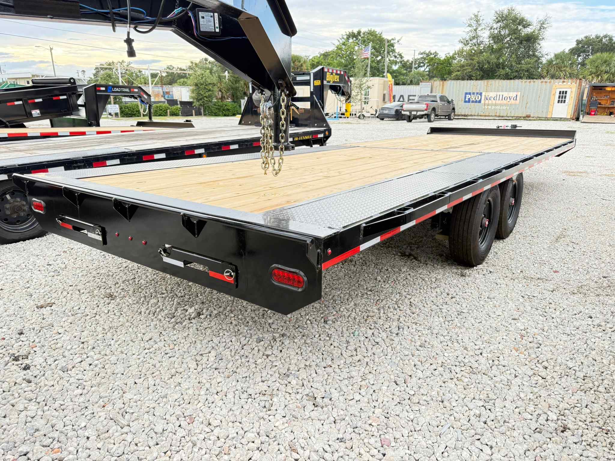 New 8.5×24 CALIBER Flatbed Trailer