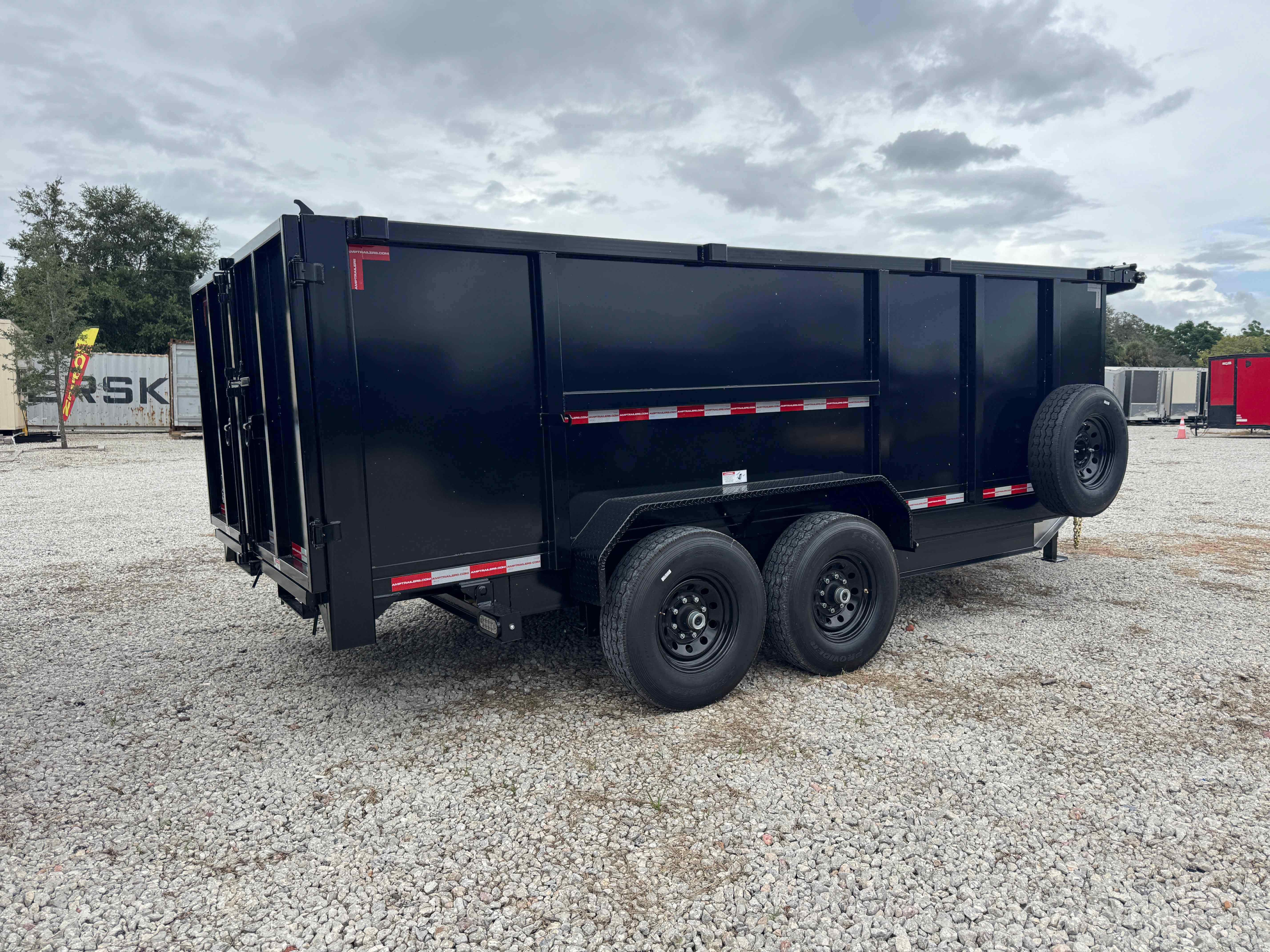 New 7×16 HaulNation Trailers Dump Trailer