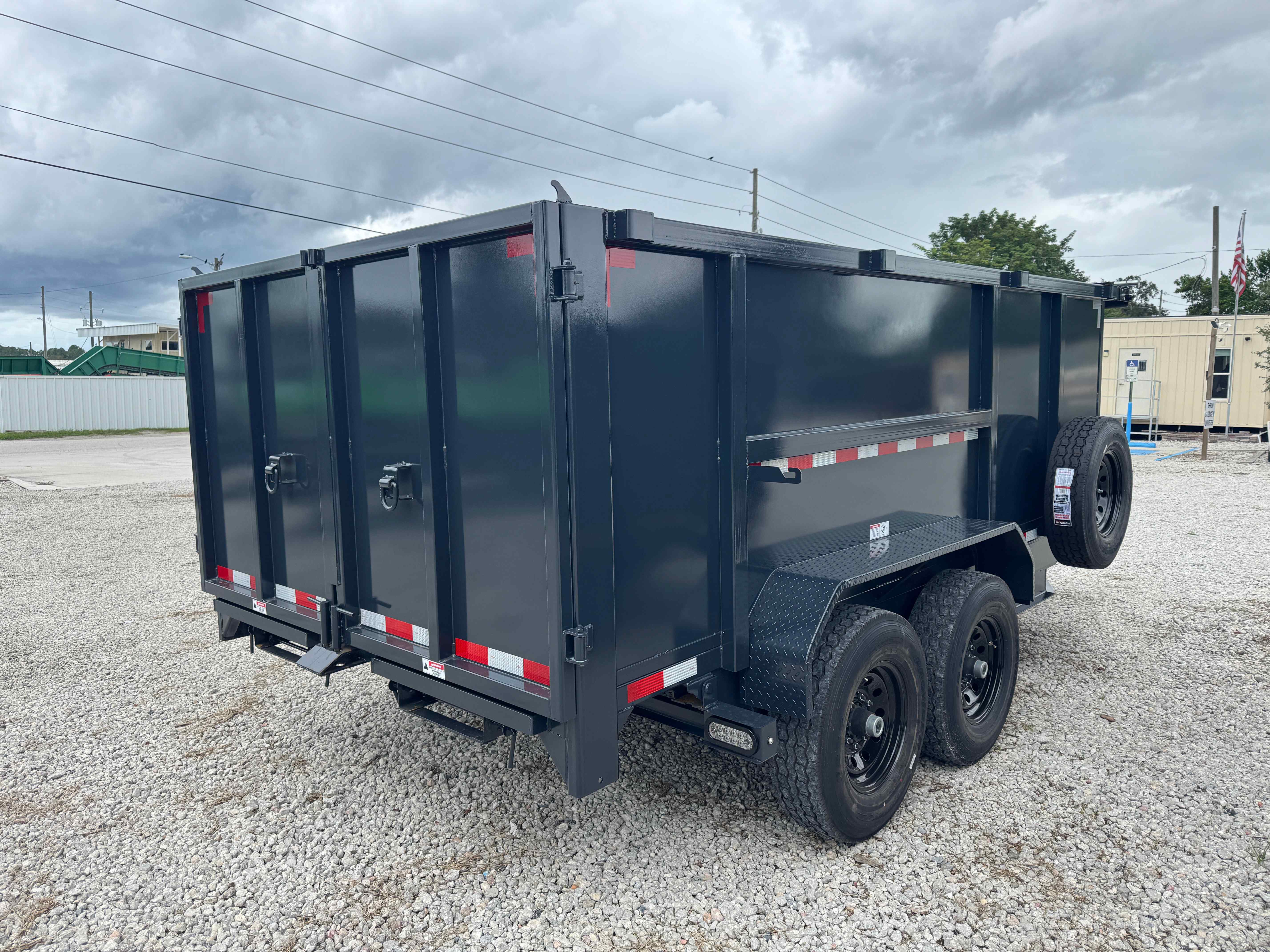 New 7×14 HaulNation Trailers Dump Trailer
