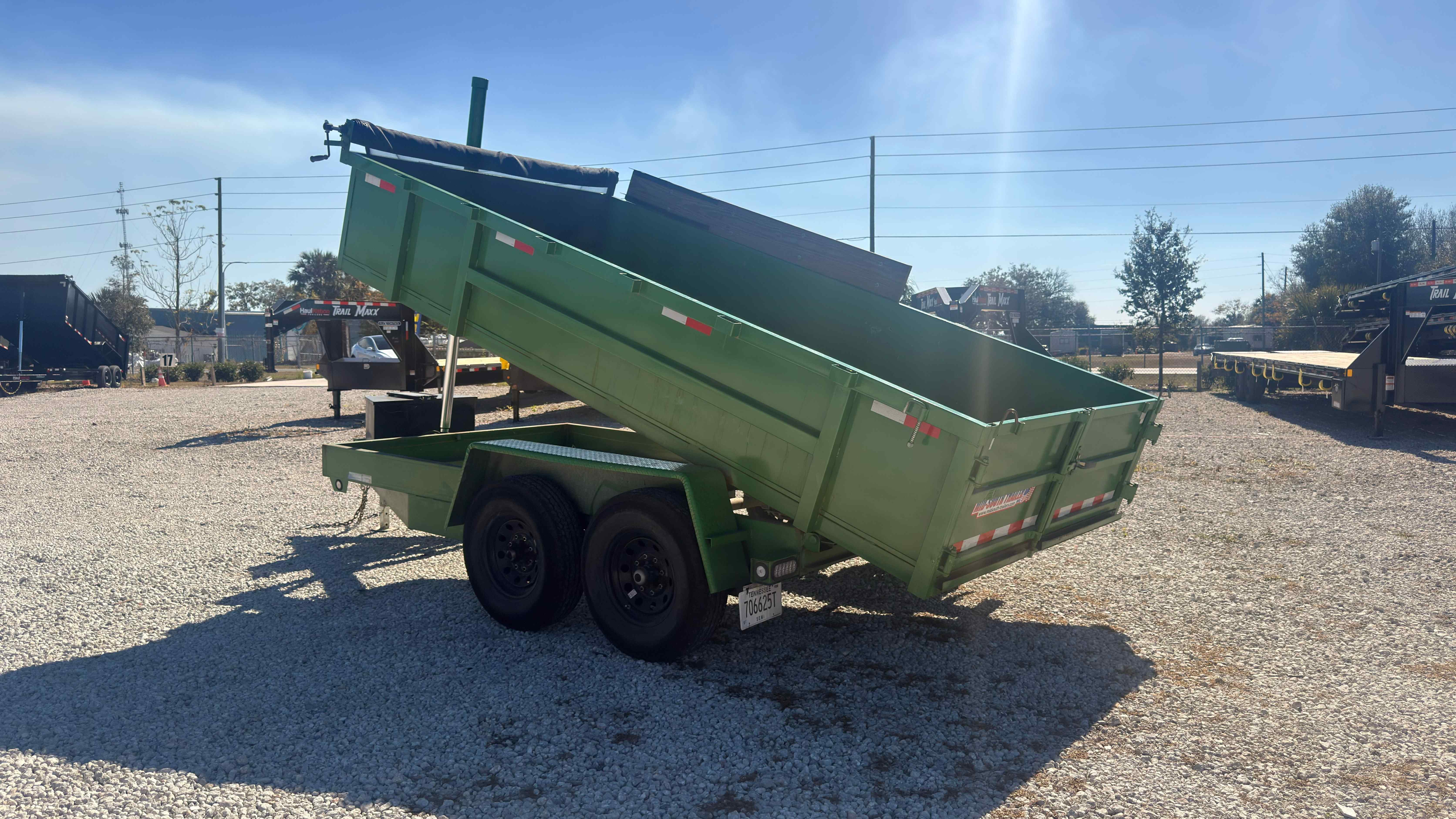 Used 7×14 MID SOUTH Dump Trailer