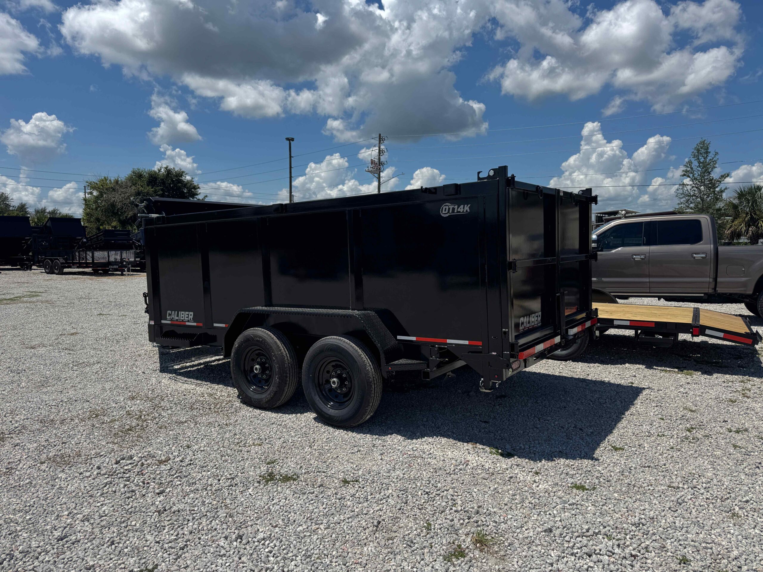 New 7×14 CALIBER Dump Trailer