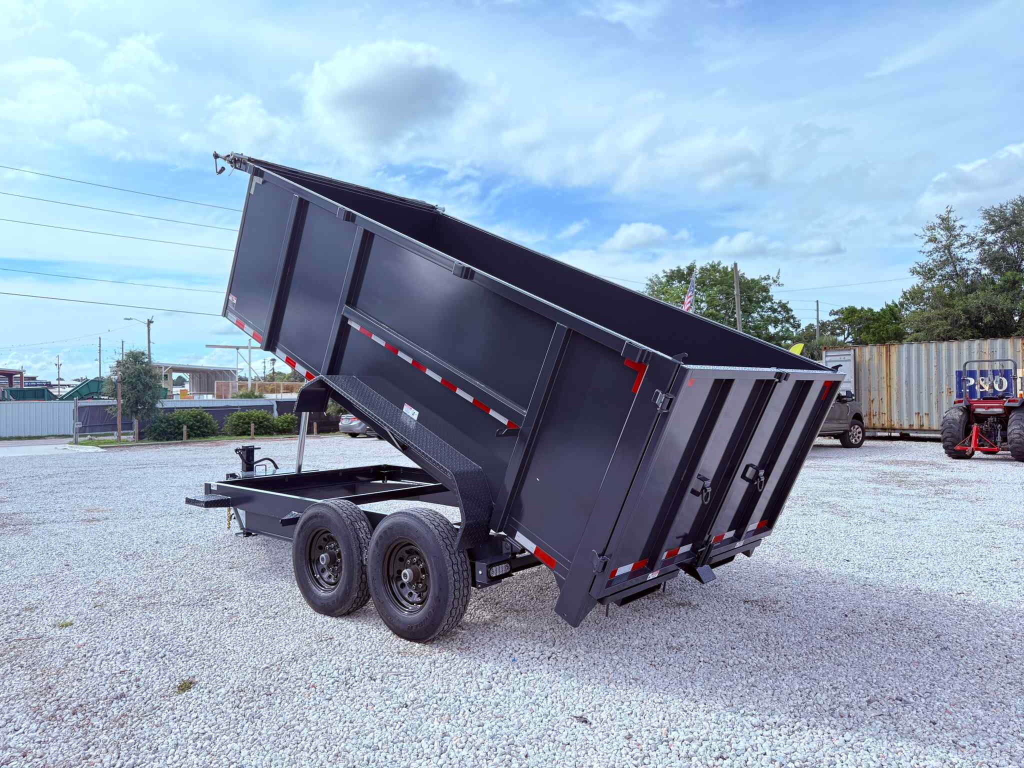 New 7×14 HaulNation Trailers Dump Trailer