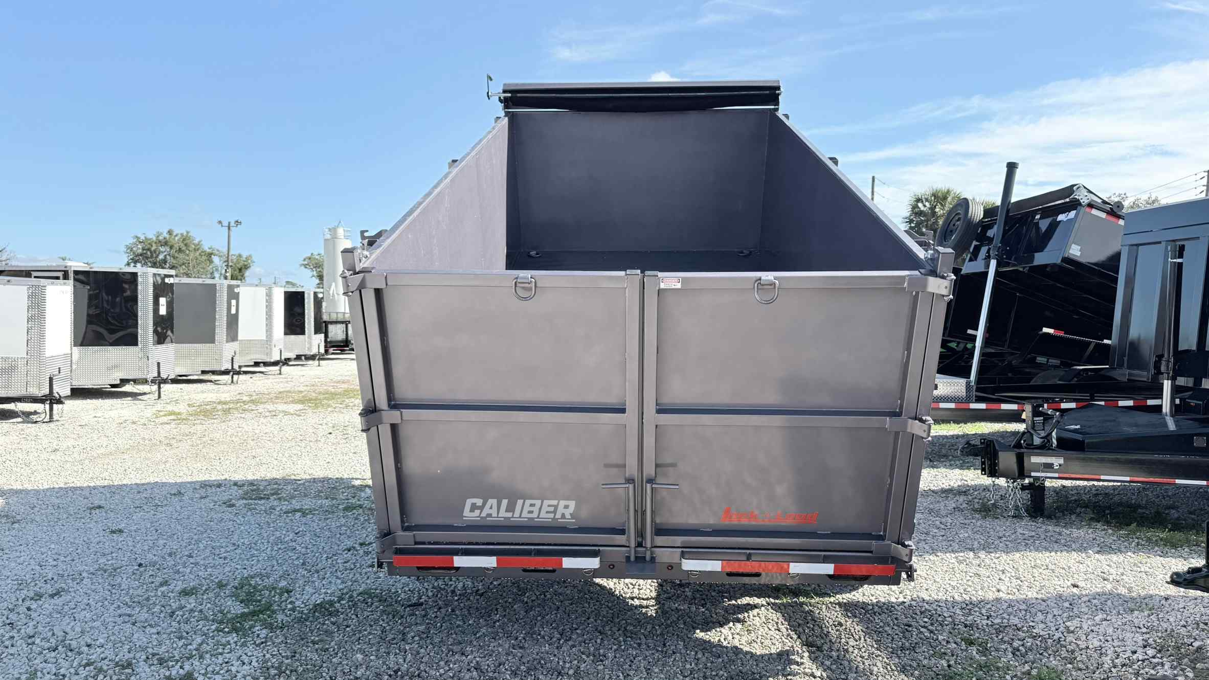 New 7×14 CALIBER Dump Trailer
