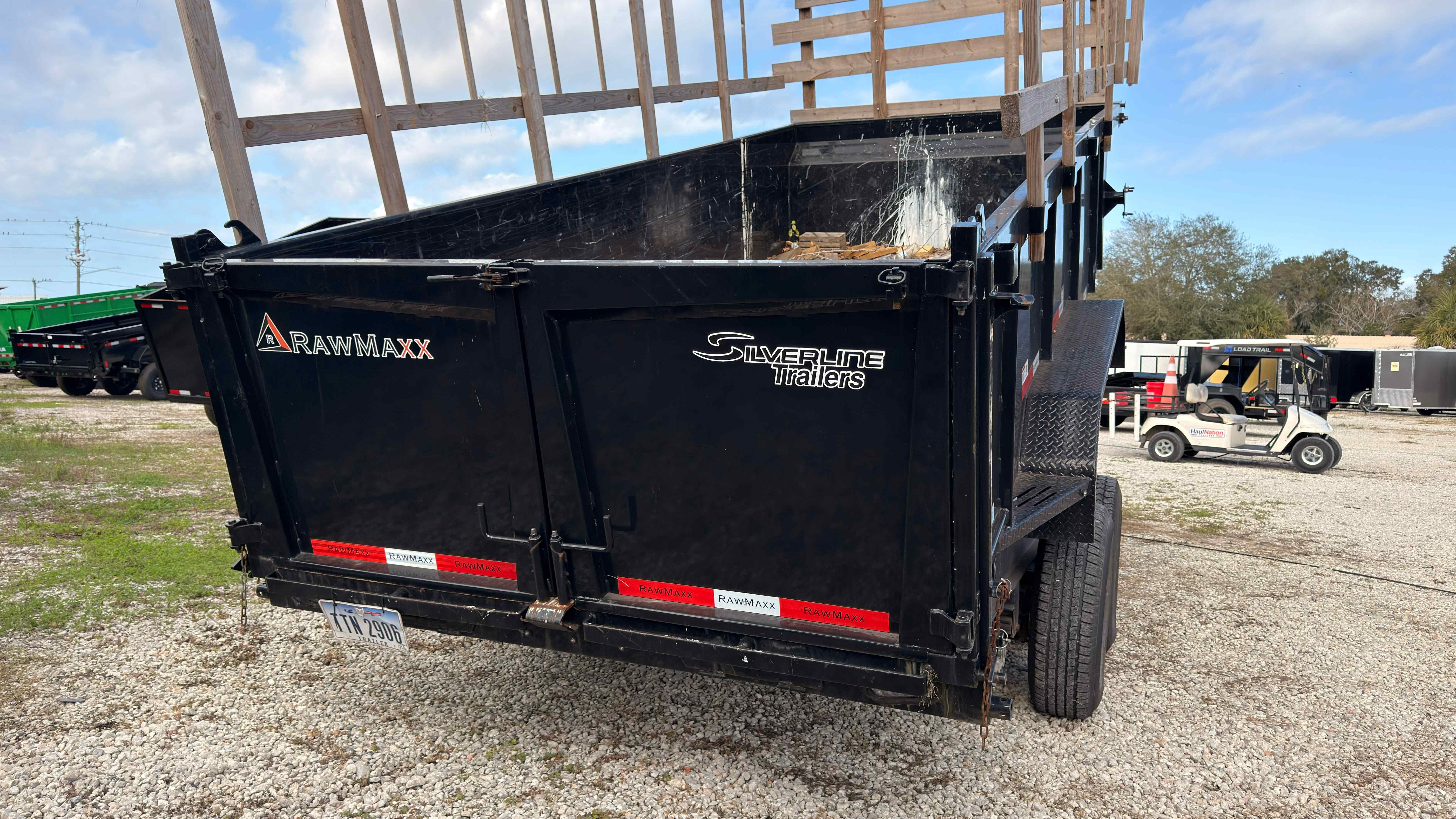 Used 7×16 RAWMAXX Dump Trailer