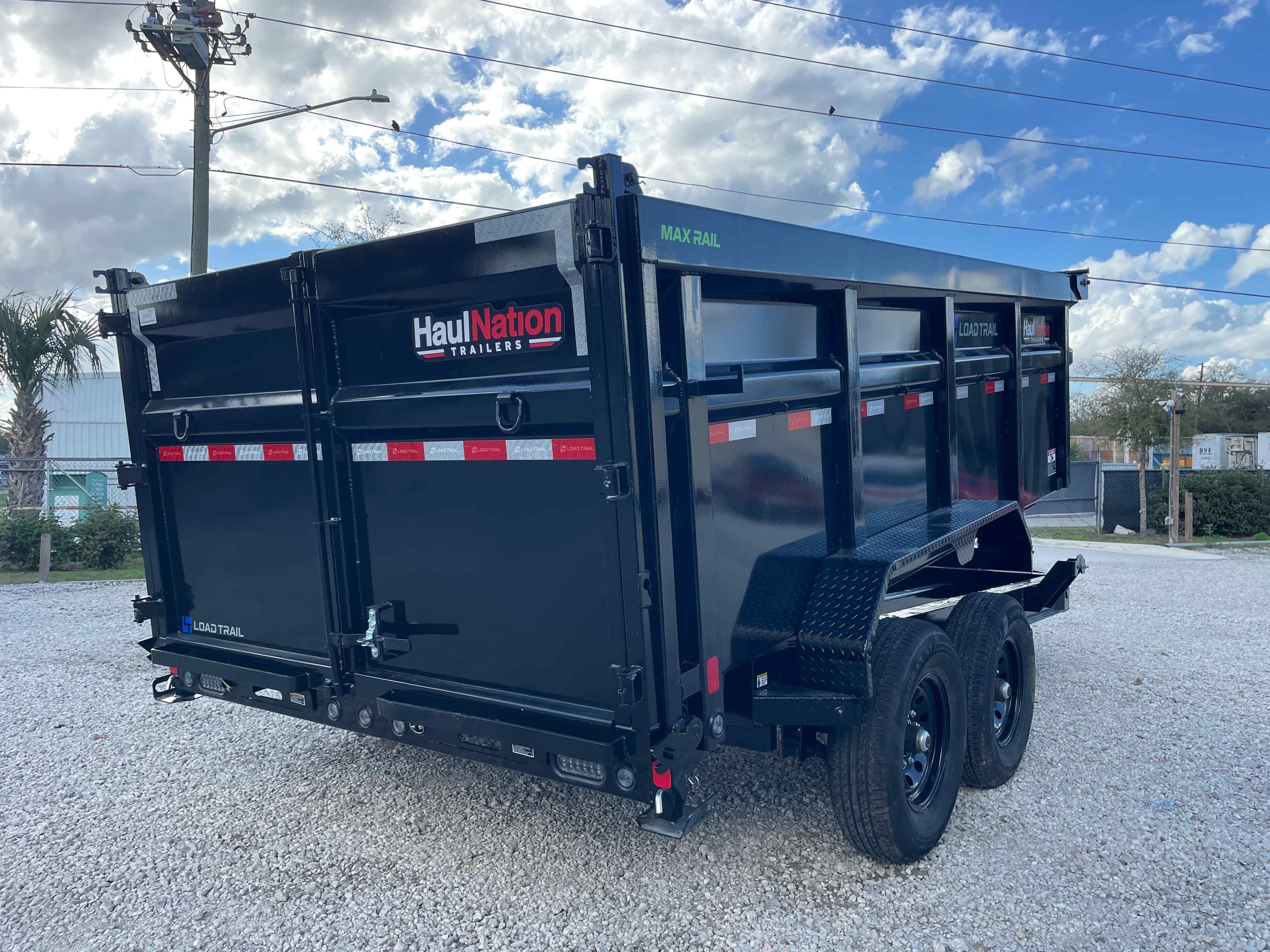 New 7×14 LOAD TRAIL Dump Trailer