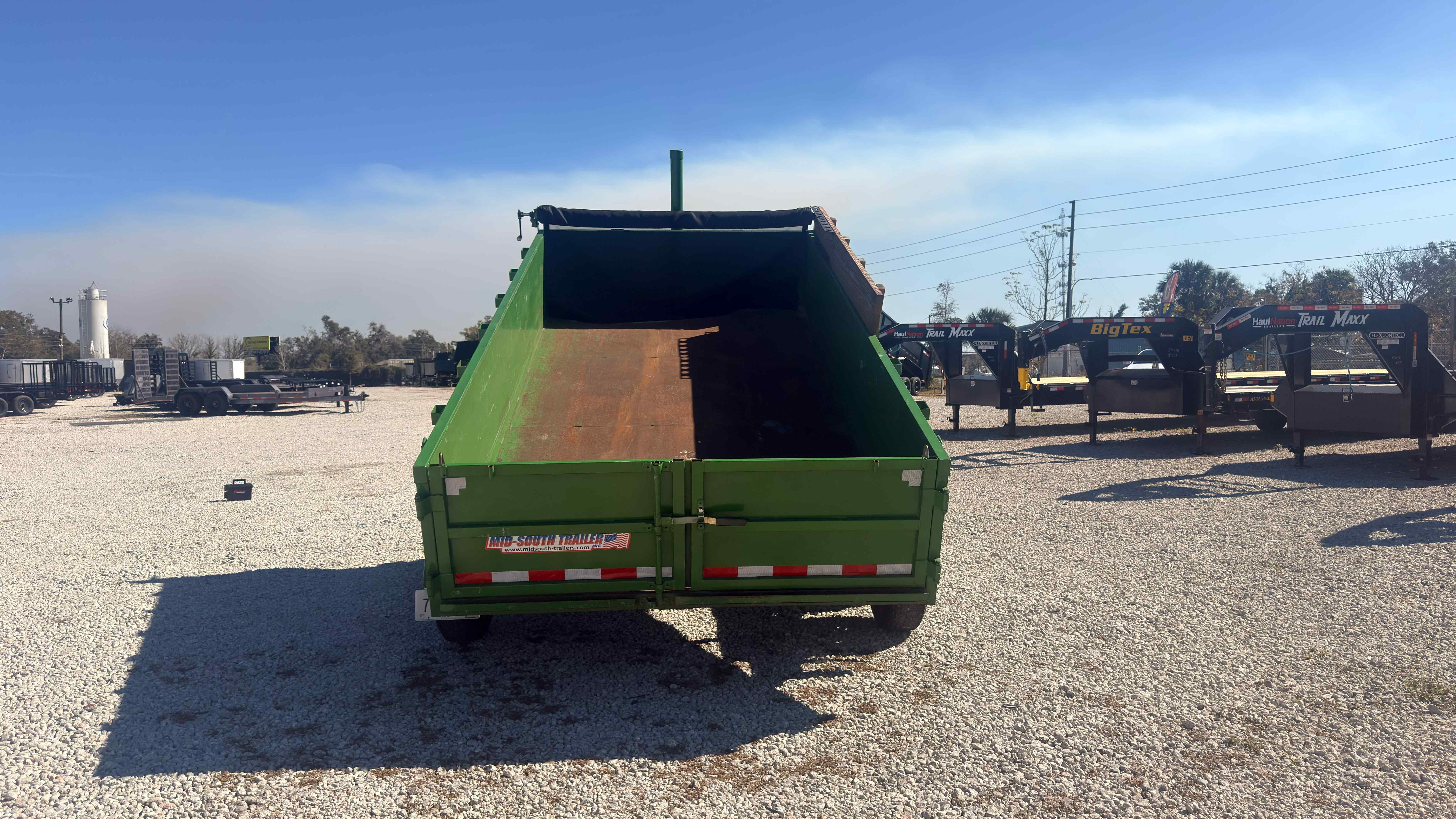 Used 7×14 MID SOUTH Dump Trailer