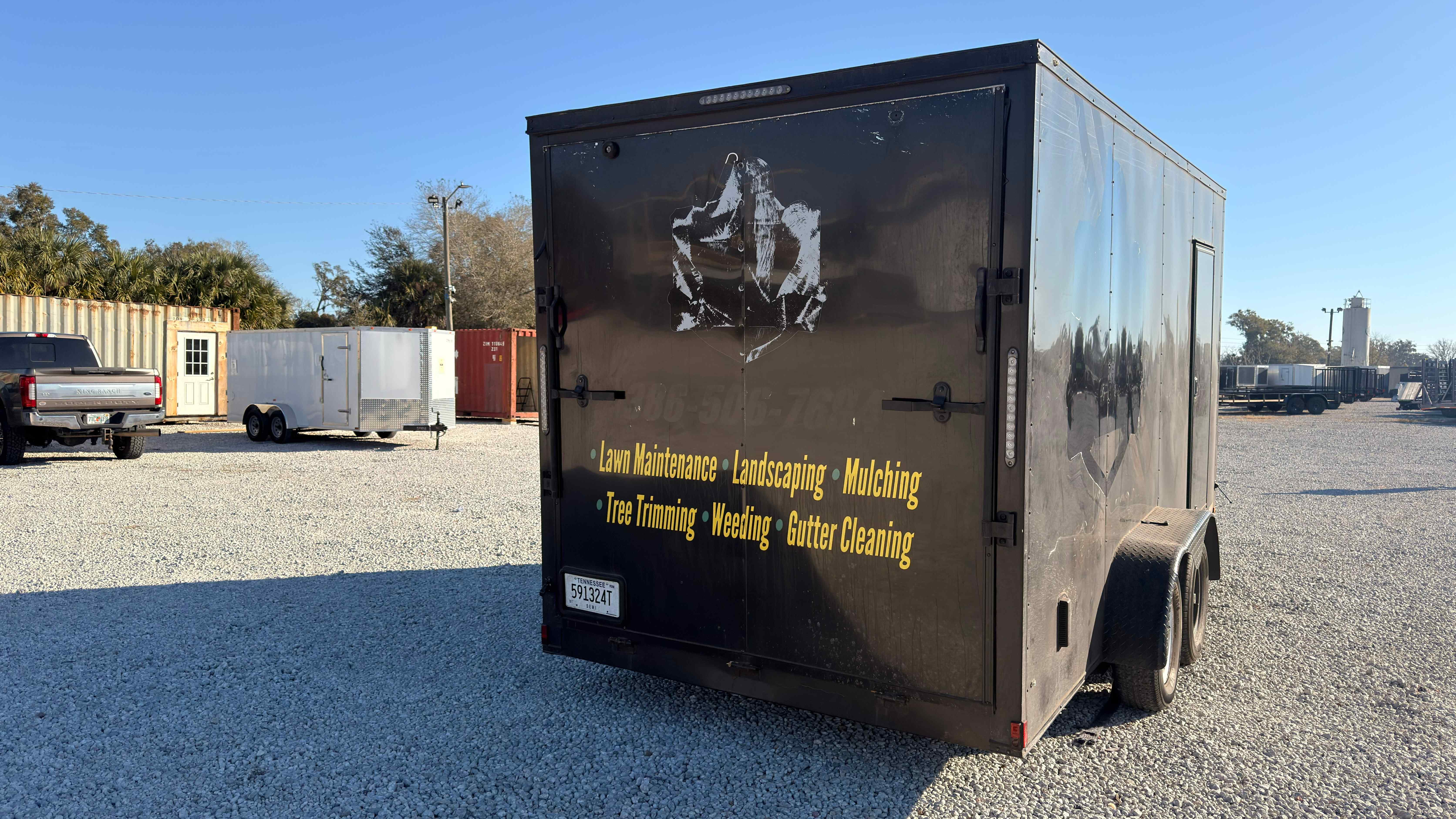 Used 7×16 GIDDY UP Enclosed Trailer