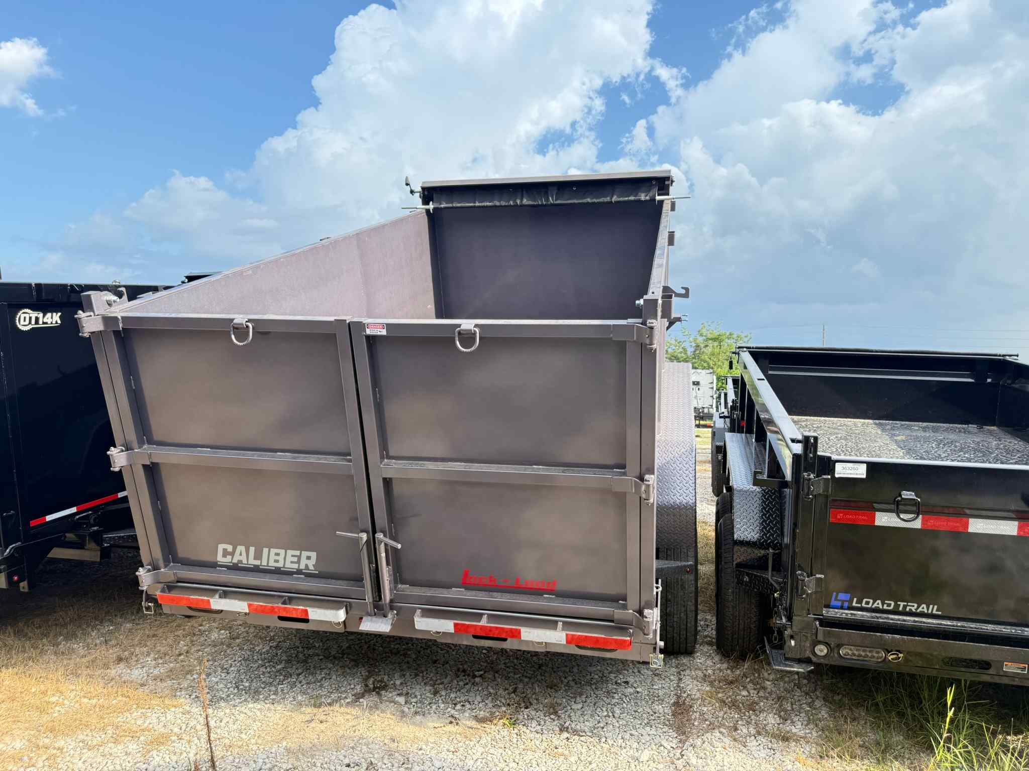 New 7×14 CALIBER Dump Trailer