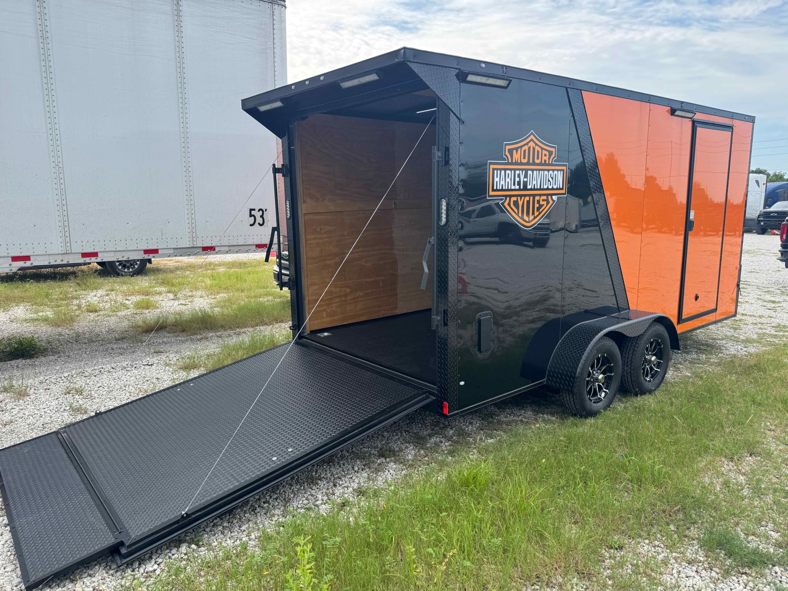 New 7×16 ROCK SOLID Enclosed Trailer