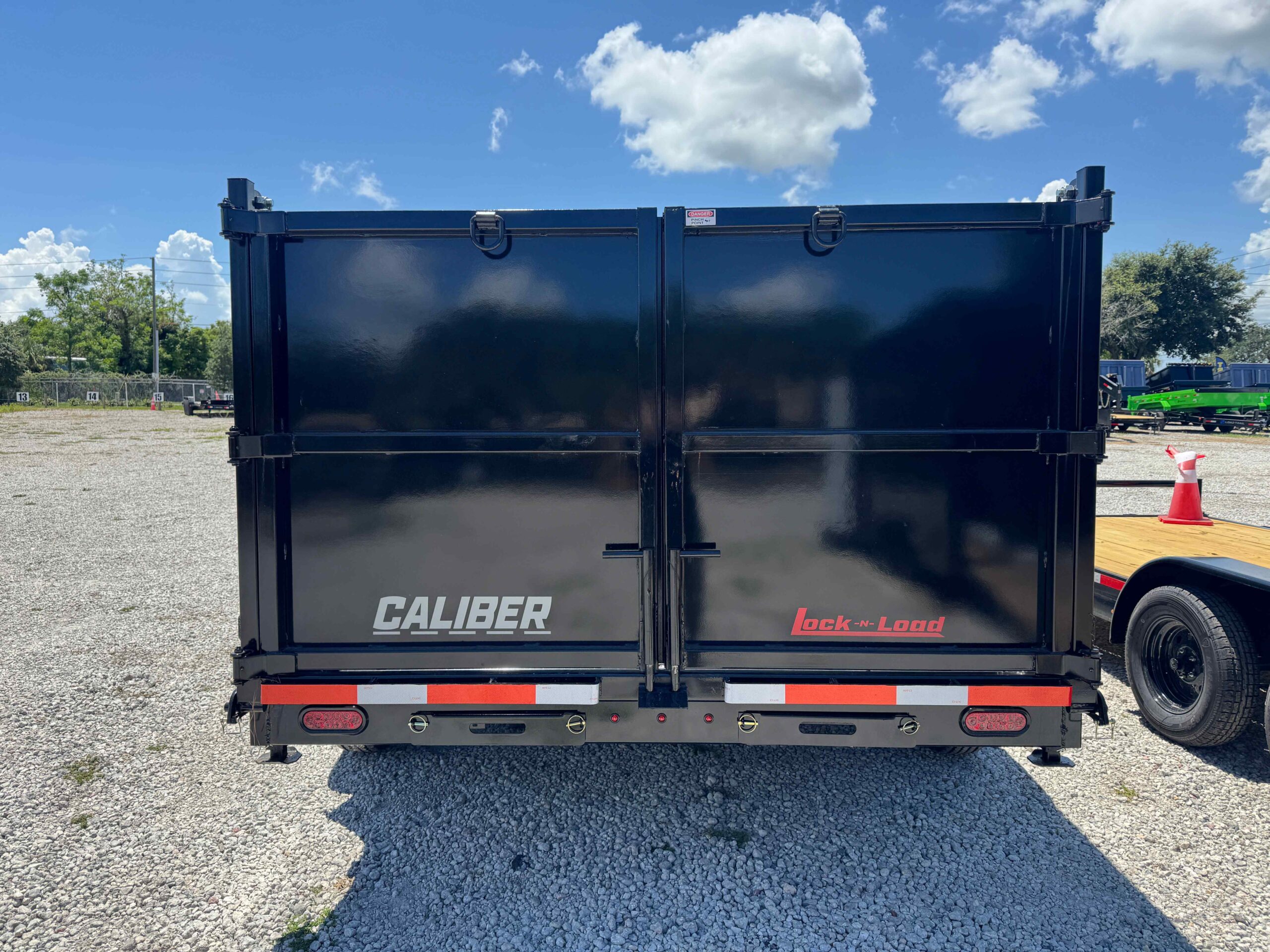 New 7×14 CALIBER Dump Trailer