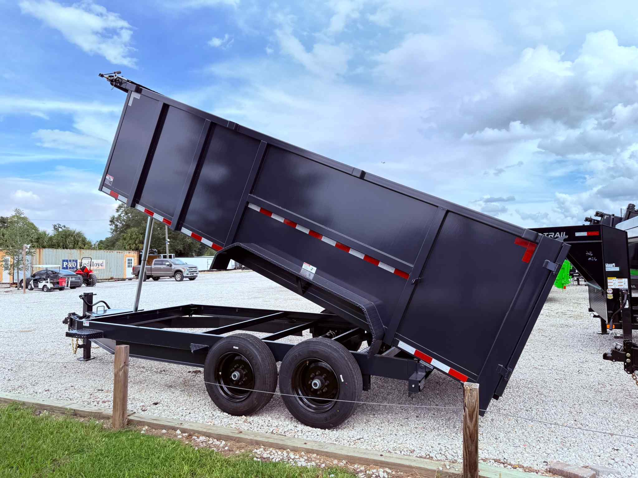 New 7×16 HaulNation Trailers Dump Trailer