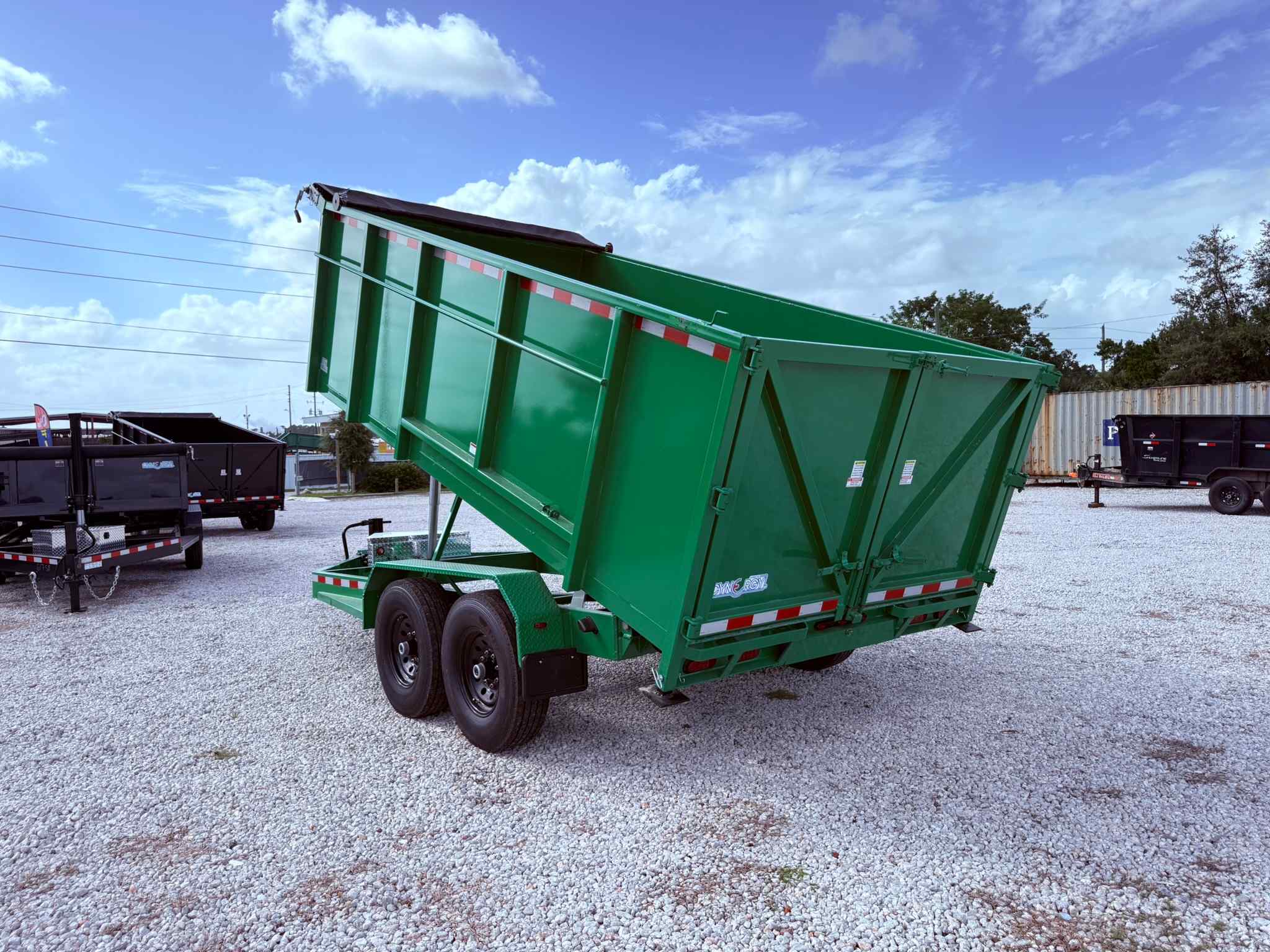 New 7×14 CYNERGY CARGO Dump Trailer
