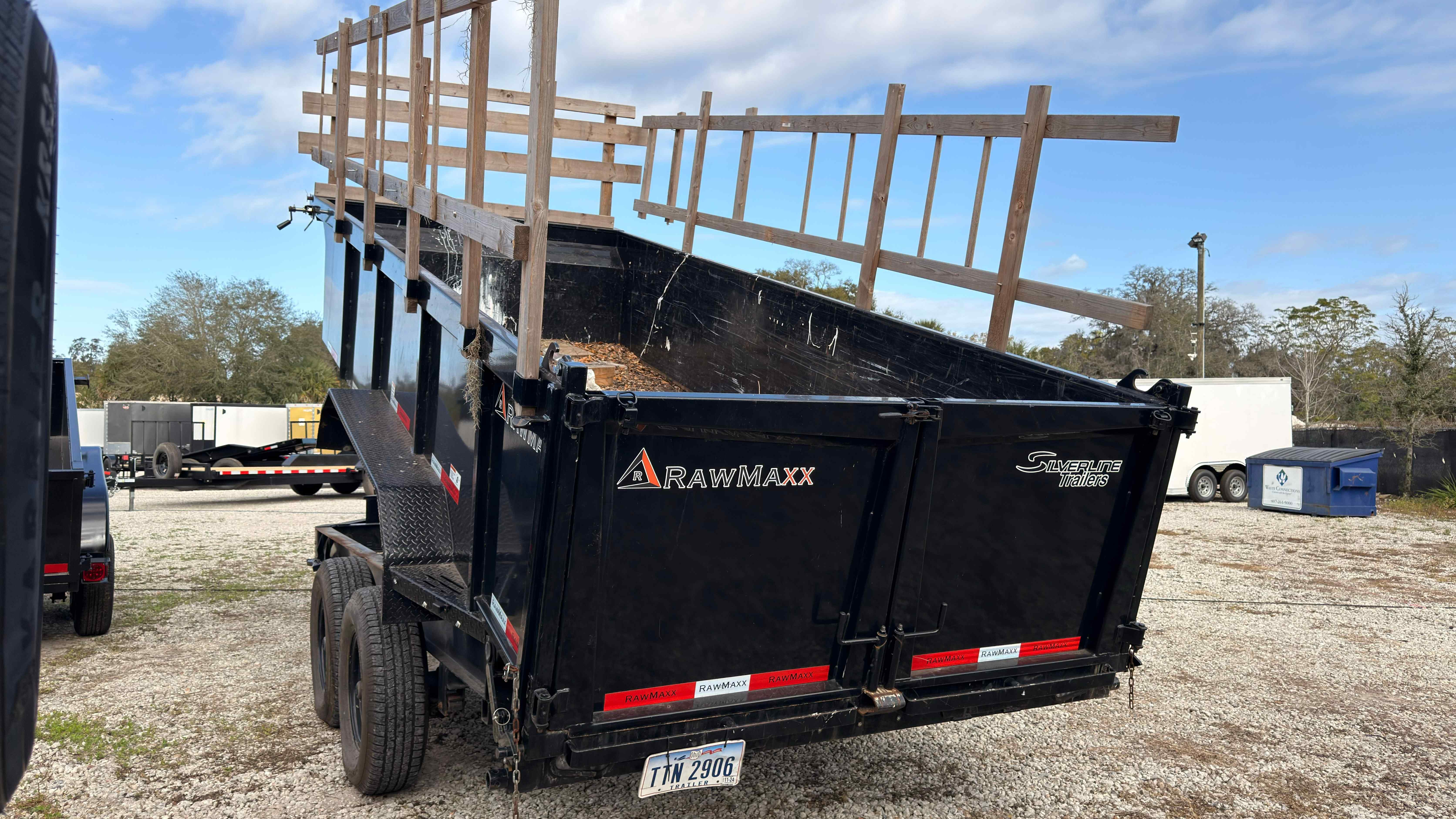 Used 7×16 RAWMAXX Dump Trailer