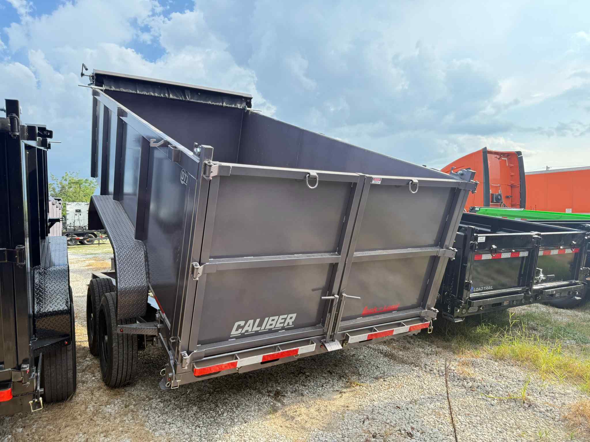 New 7×14 CALIBER Dump Trailer