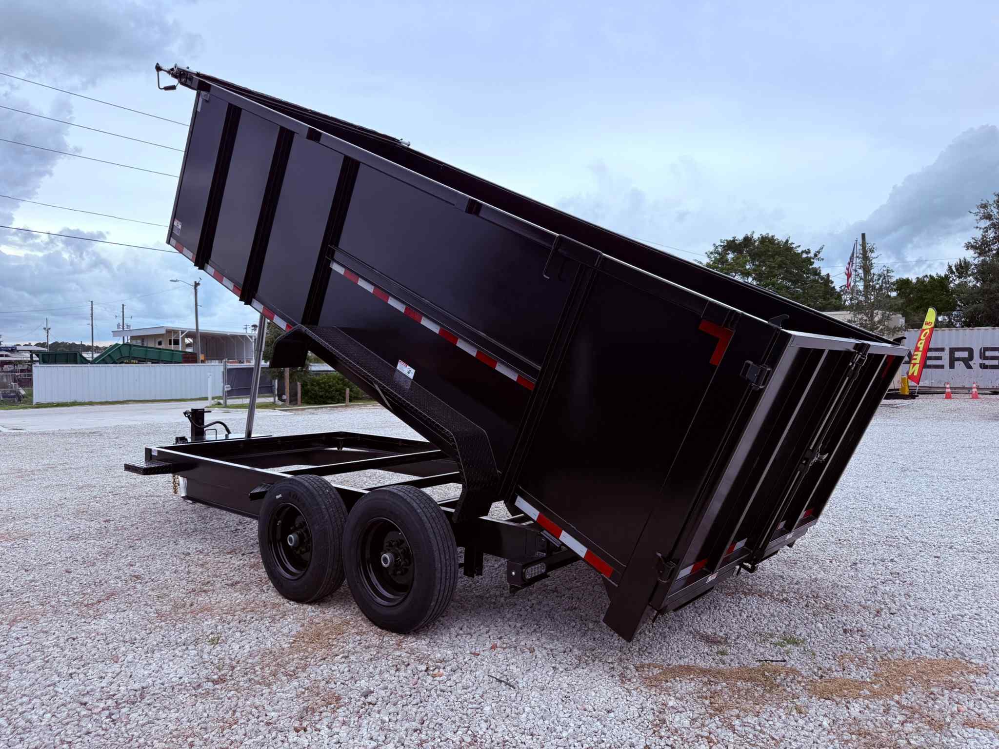 New 7×16 HaulNation Trailers Dump Trailer
