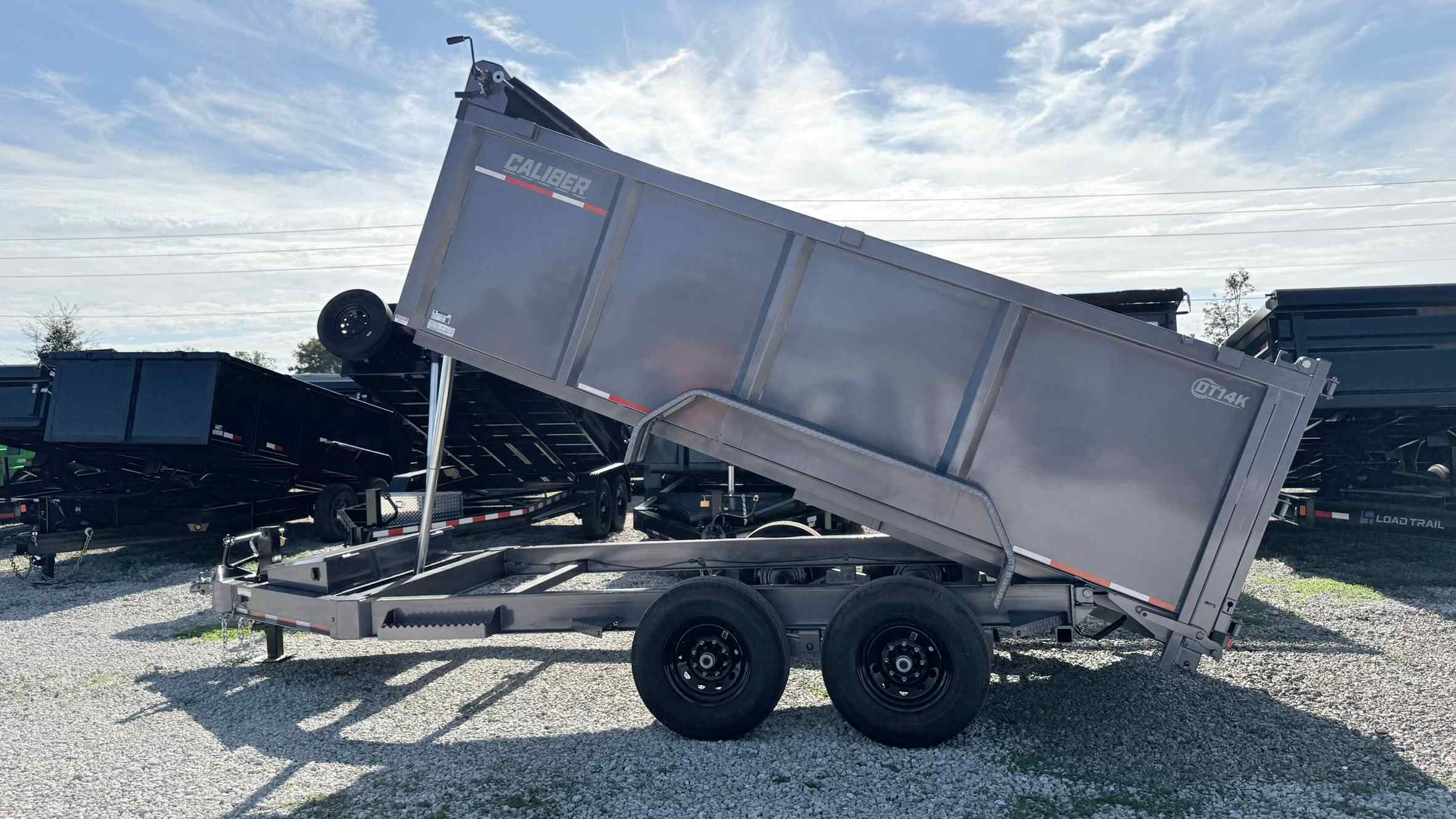 New 7×14 CALIBER Dump Trailer