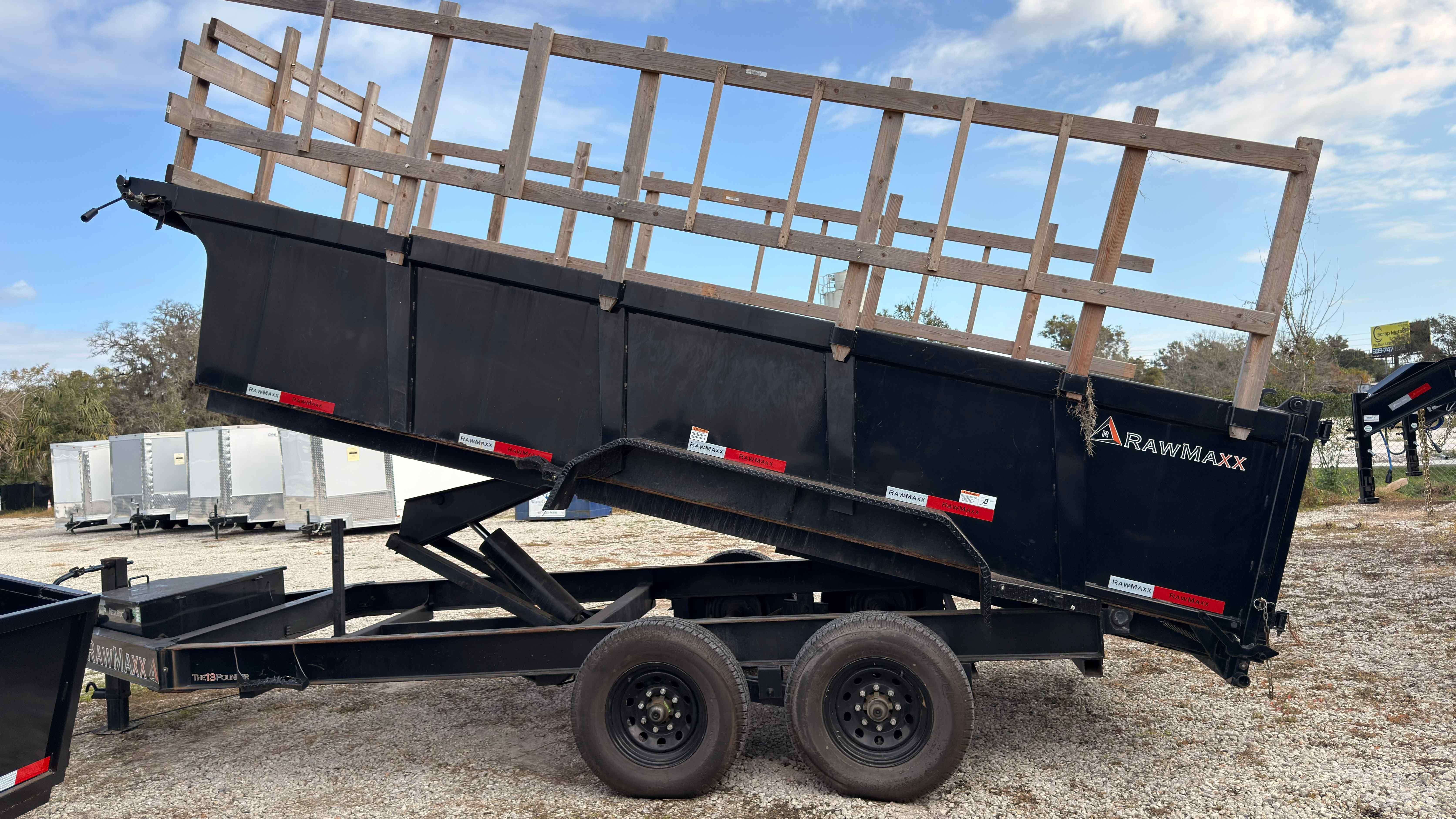 Used 7×16 RAWMAXX Dump Trailer