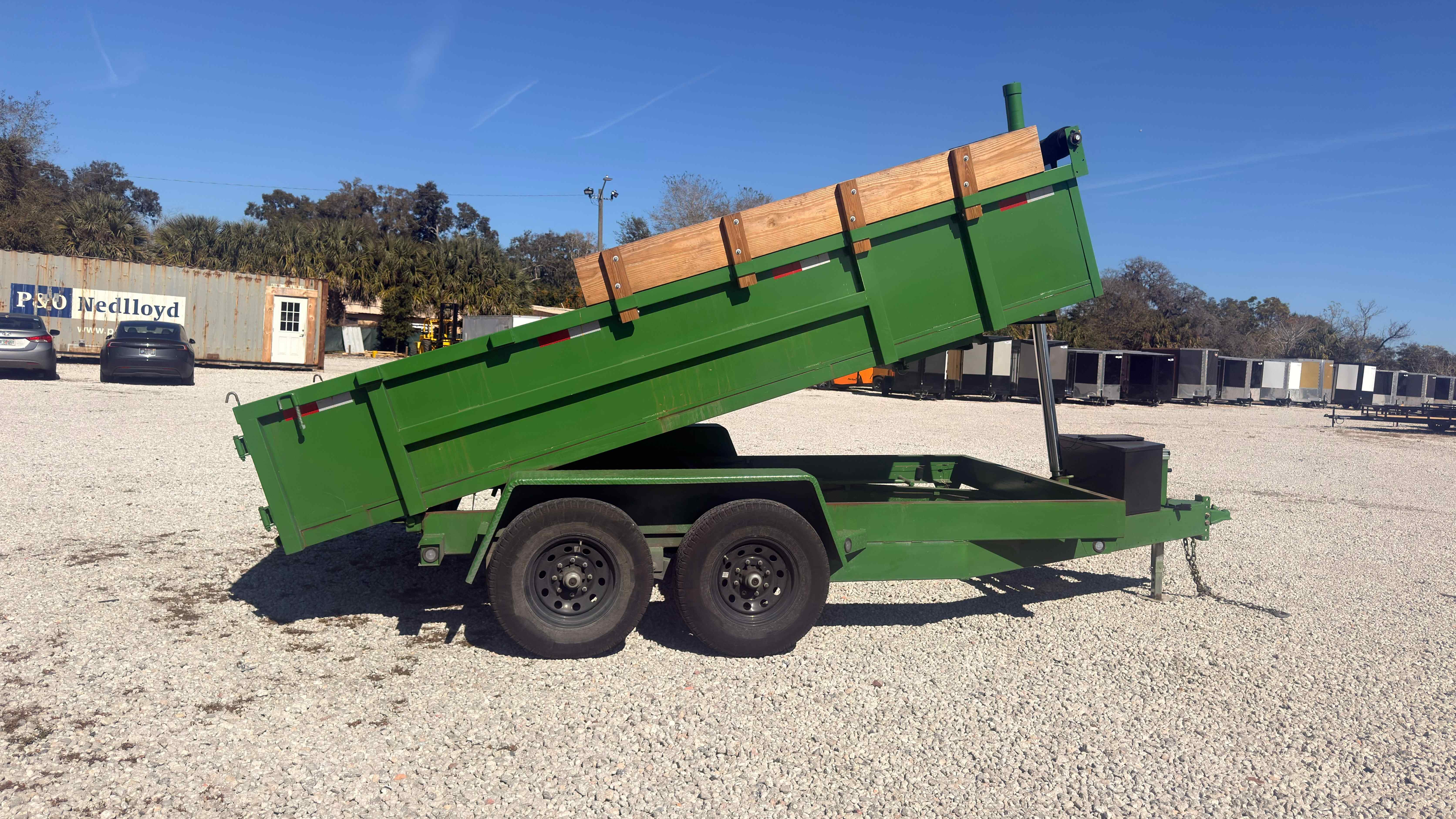Used 7×14 MID SOUTH Dump Trailer