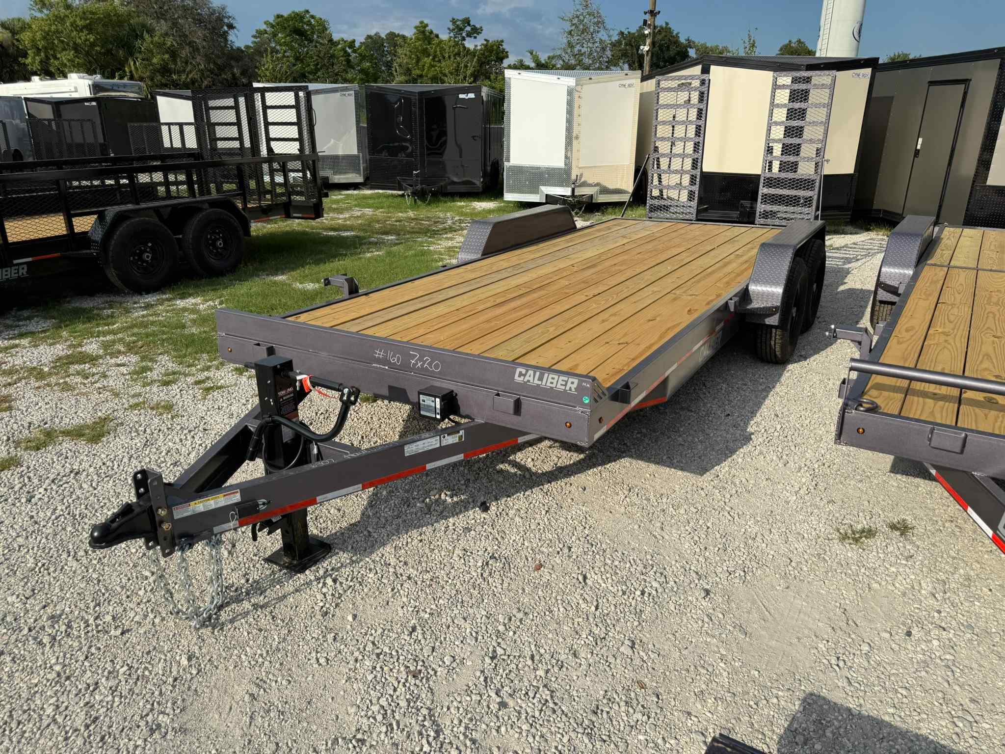 New 7×20 CALIBER Equipment Trailer