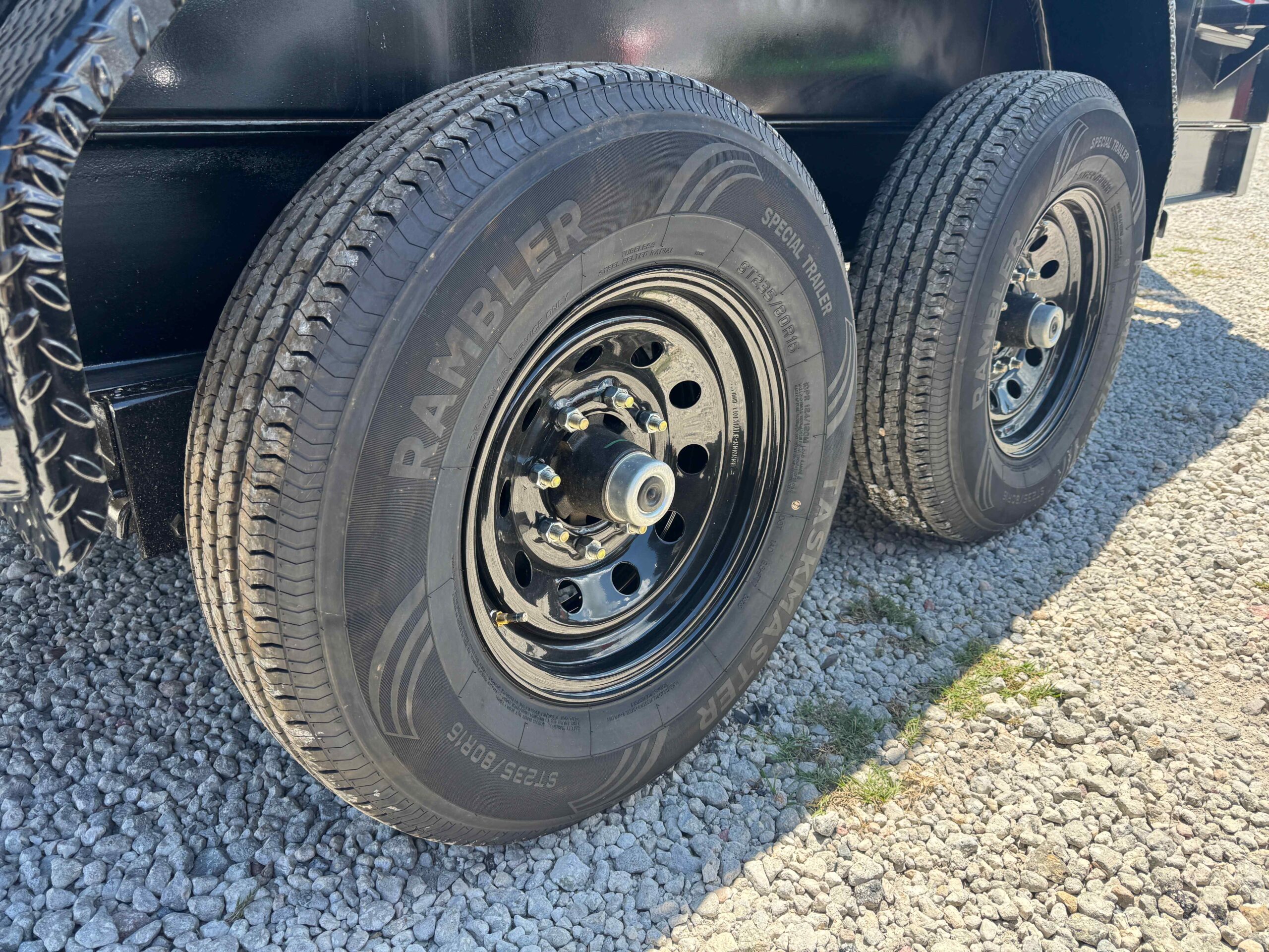 New 7×14 CALIBER Dump Trailer